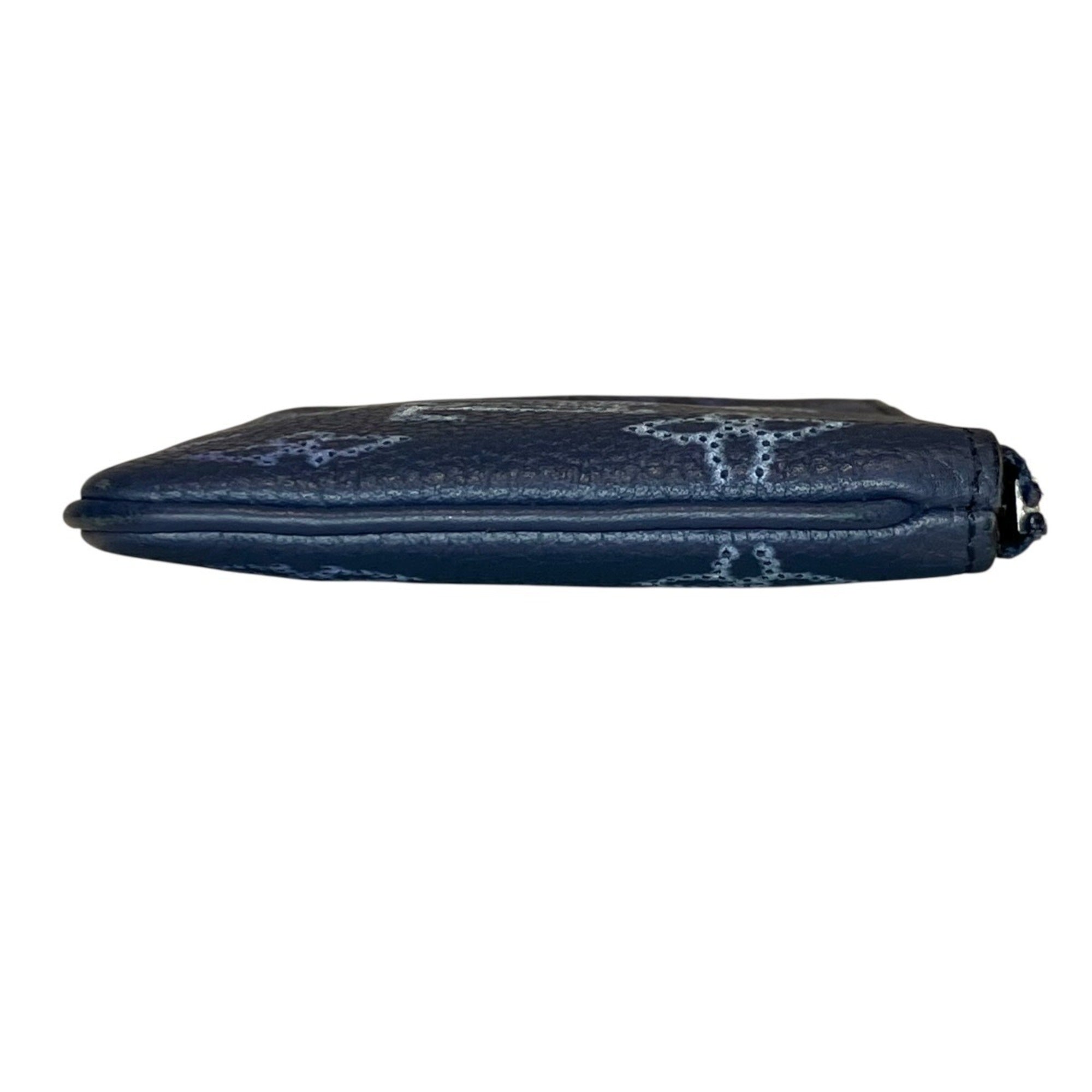 Louis Vuitton Navy Leather Pochette (Pre-Owned)