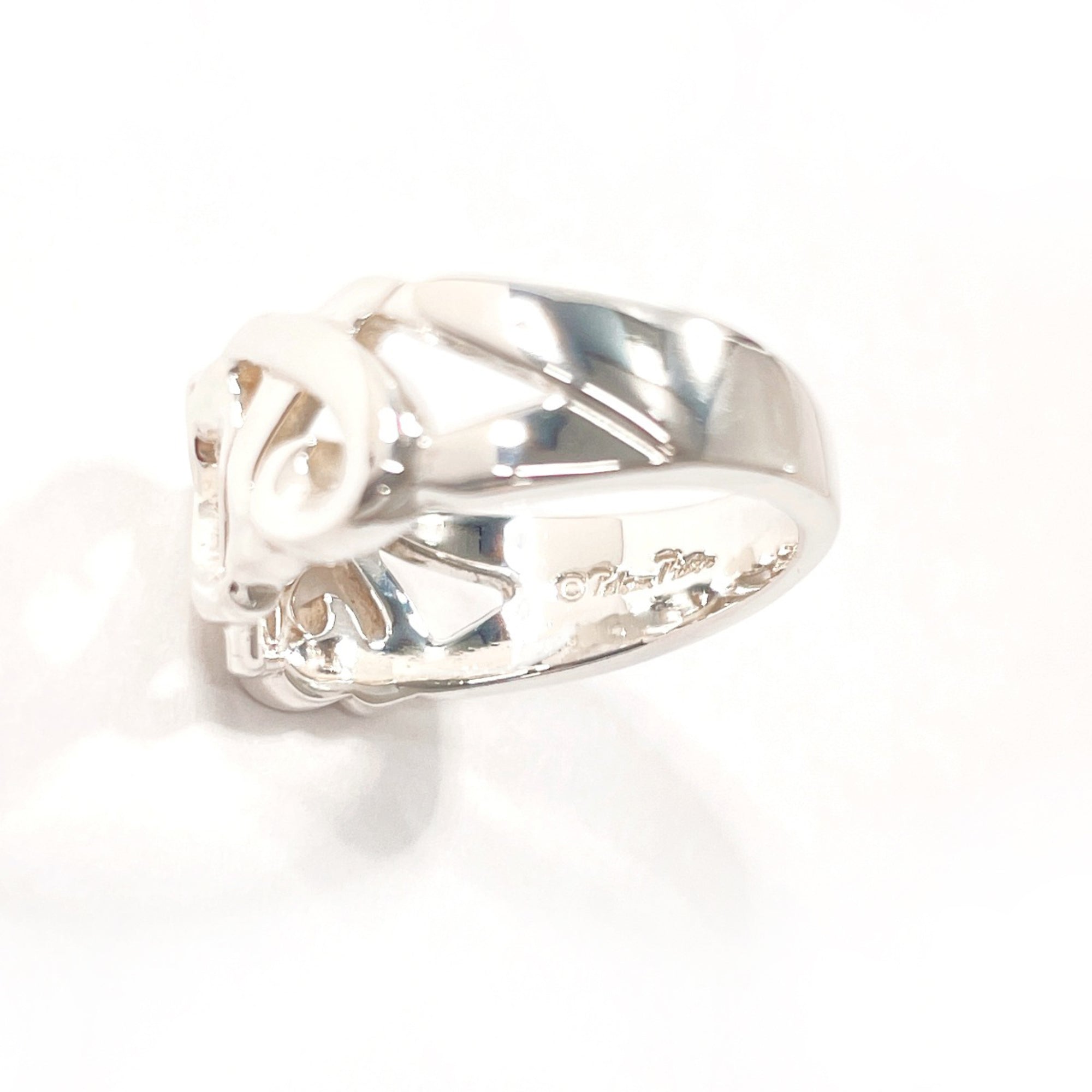 Tiffany Silver Silver 925 Band Ring (Pre-Owned)