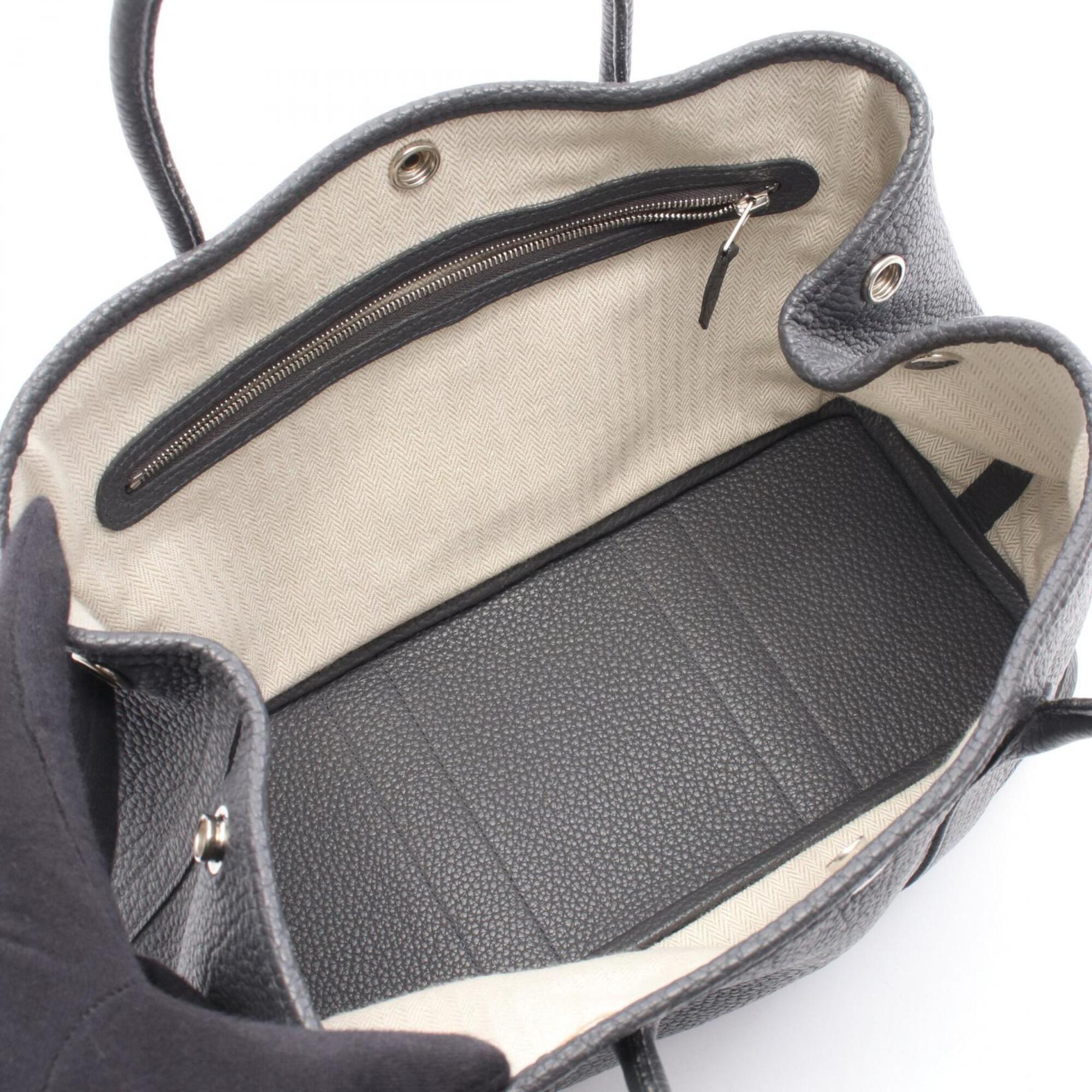 Hermes Gray Negonda Leather Leather Handbag Tote Bag (Pre-Owned)