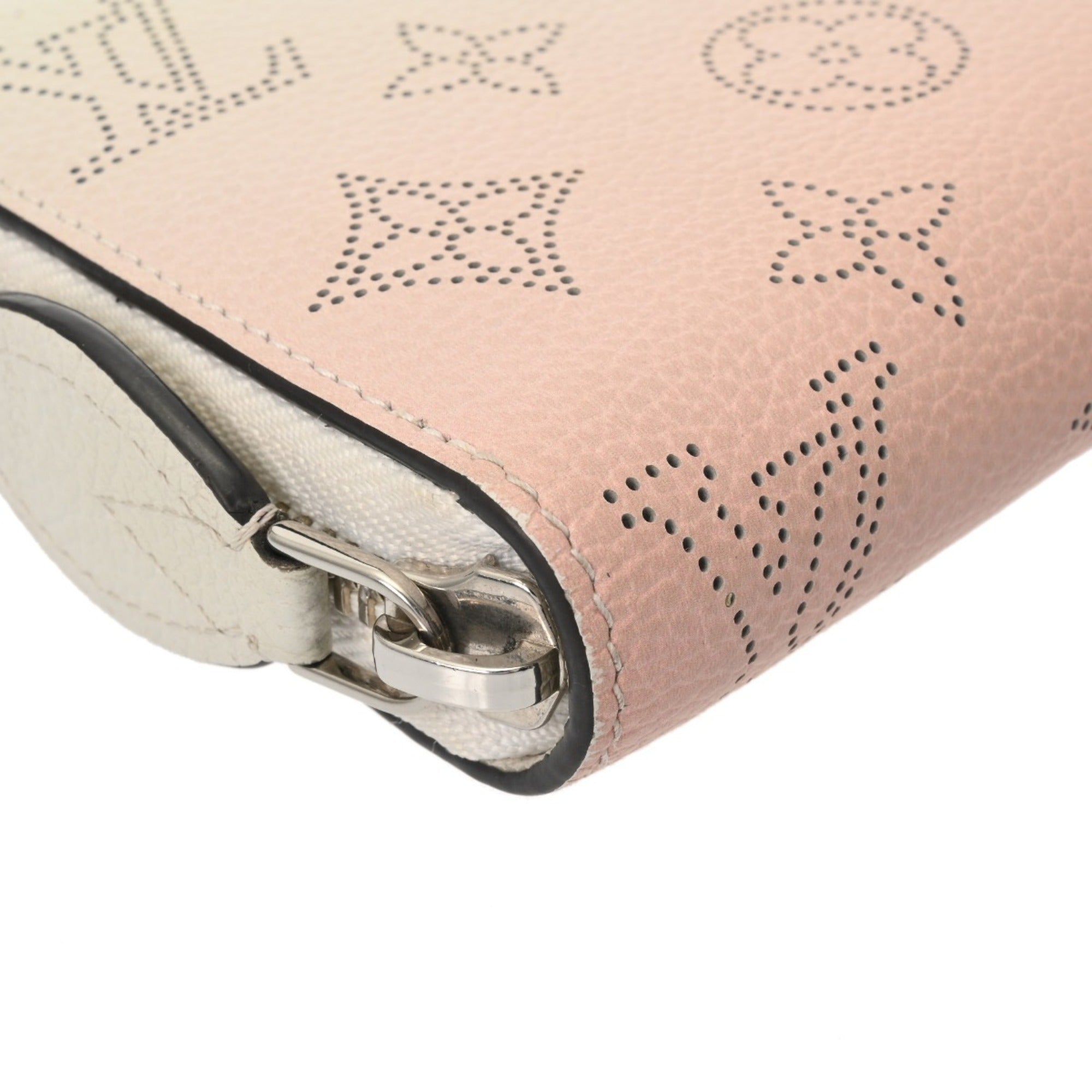 Louis Vuitton Pink Leather Long Wallet (Bi-Fold) (Pre-Owned)