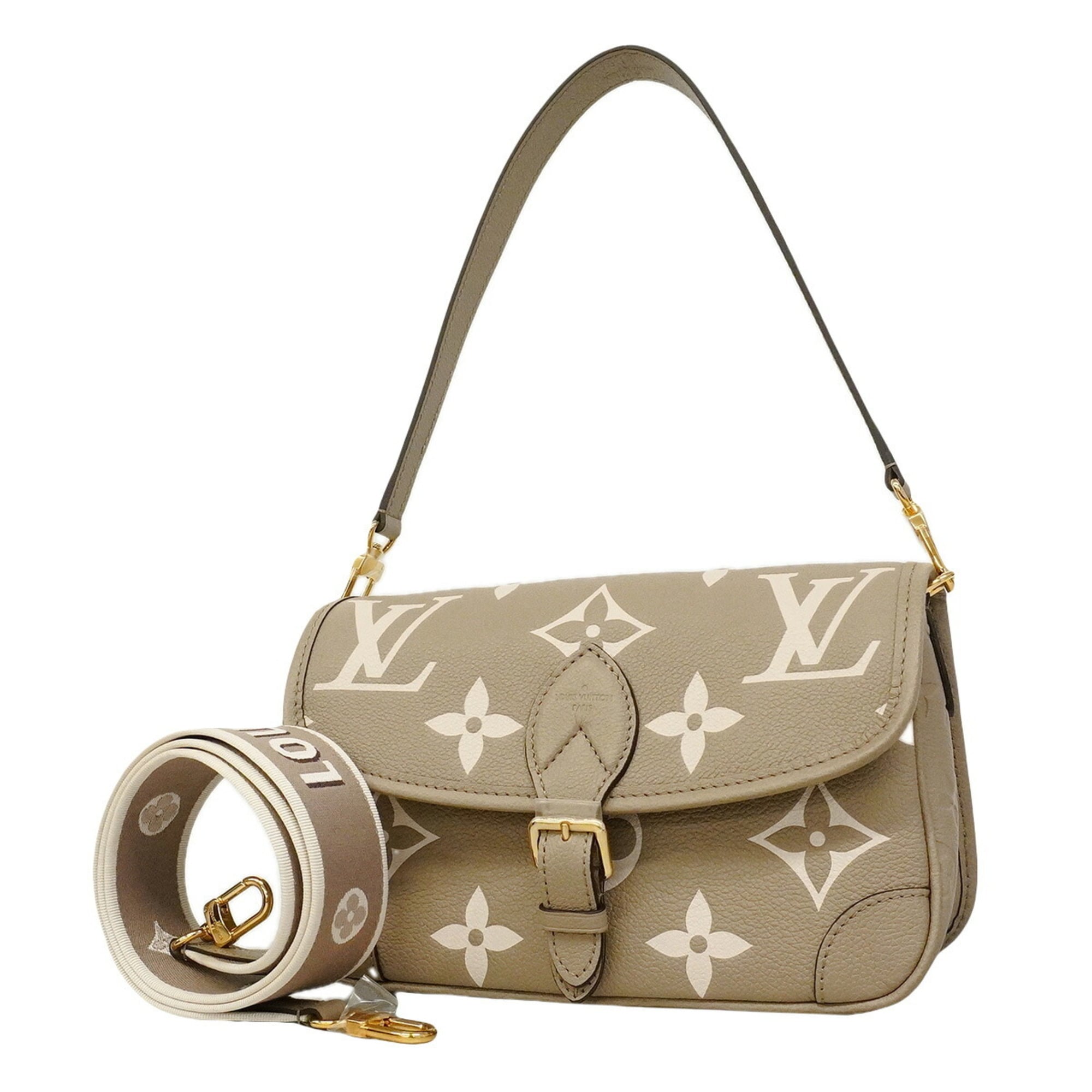 Louis Vuitton Cream Tourterelle Shoulder Bag (Pre-Owned)