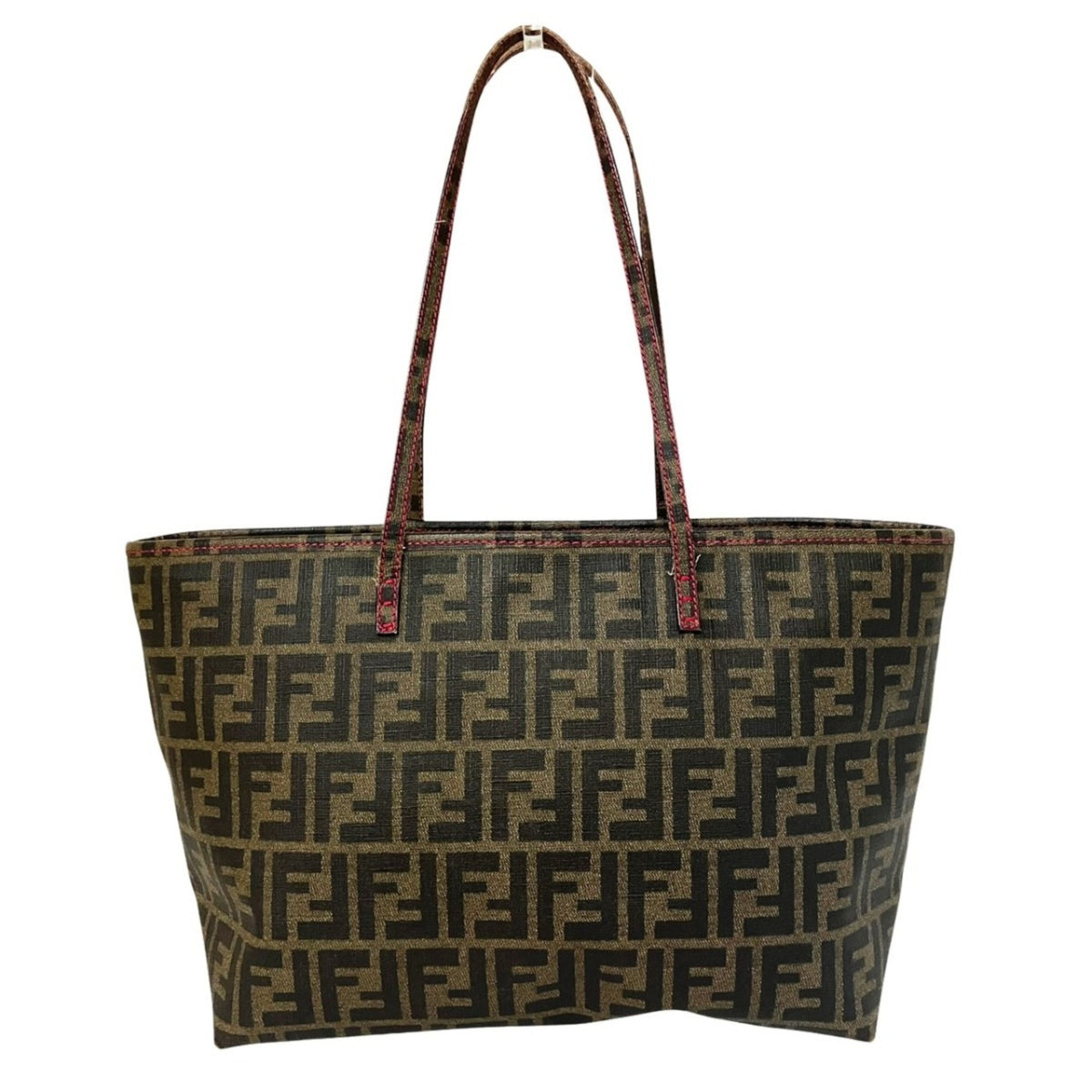 Fendi Zucca Brown Pvc Tote Bag (Pre-Owned)