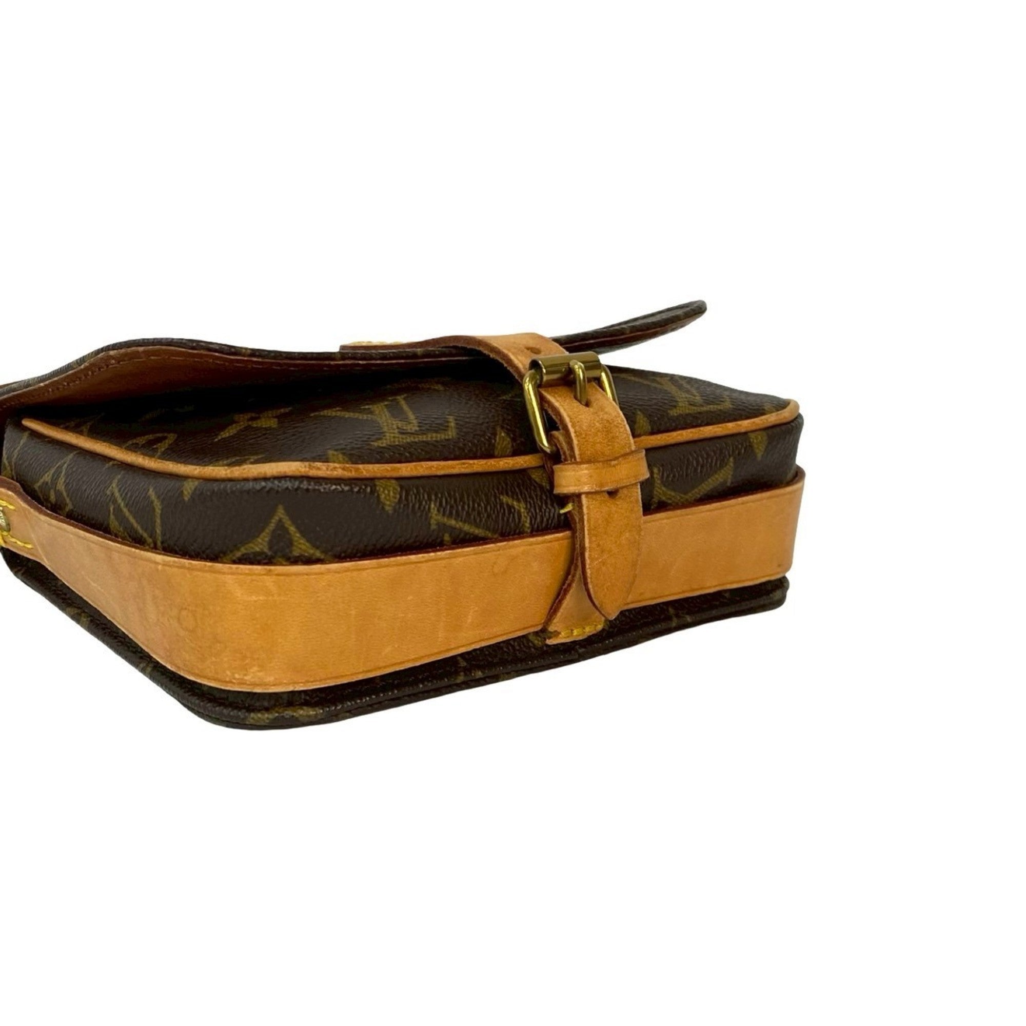 Louis Vuitton Brown Pvc Leather Pochette Shoulder Bag (Pre-Owned)