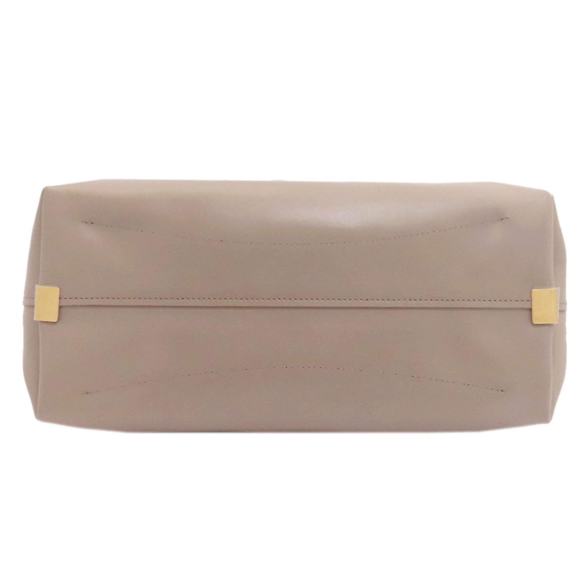 Chloé Grayish Leather Tote Bag (Pre-Owned)