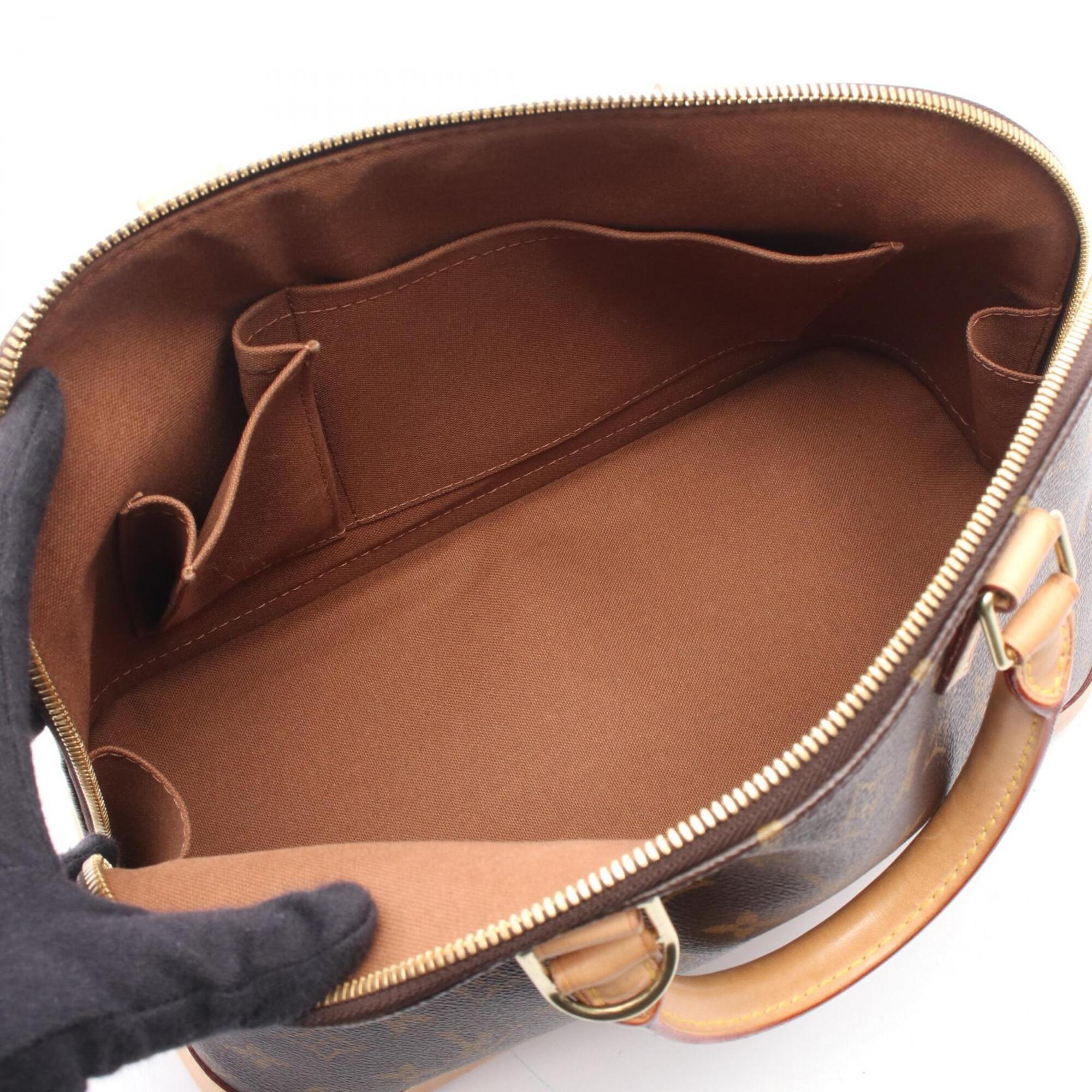 Louis Vuitton Brown Coated Canvas Pvc Monogram Leather Handbag (Pre-Owned)