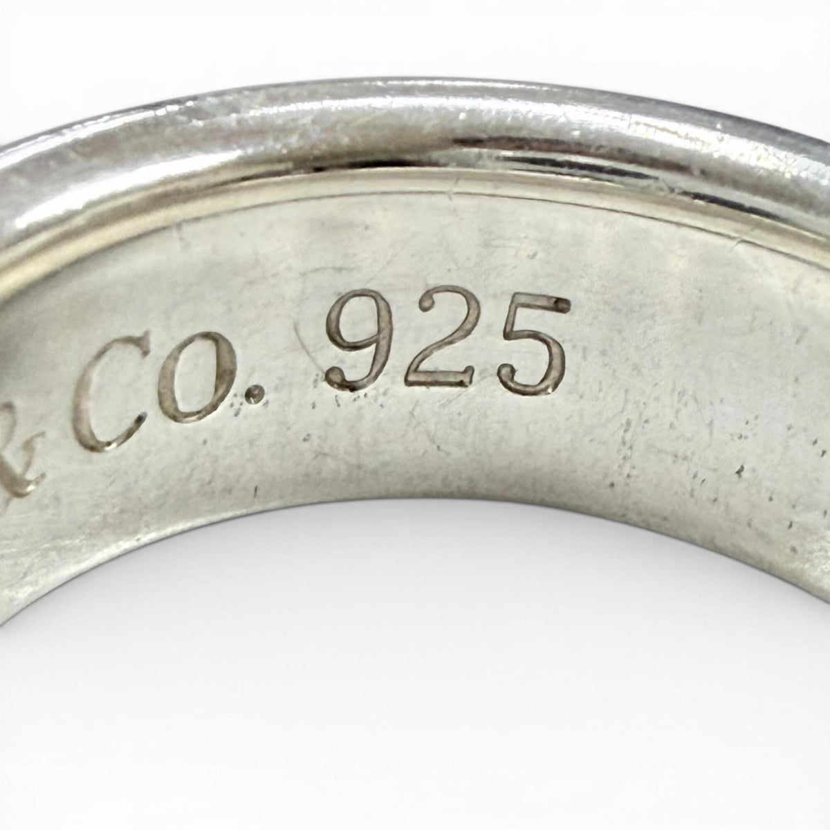Tiffany Silver Silver 925 Band Ring (Pre-Owned)