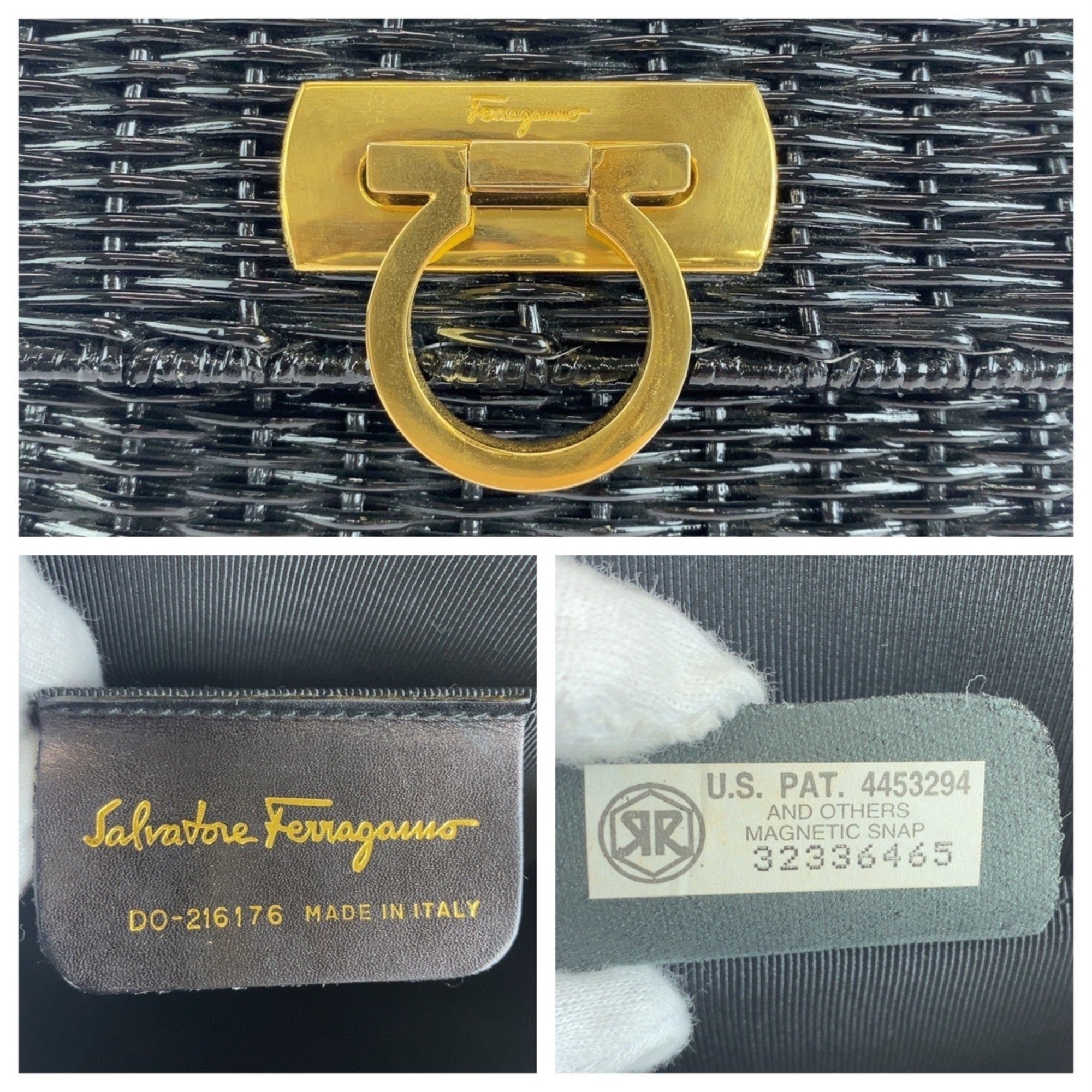 Salvatore Ferragamo Black Handbag (Pre-Owned)