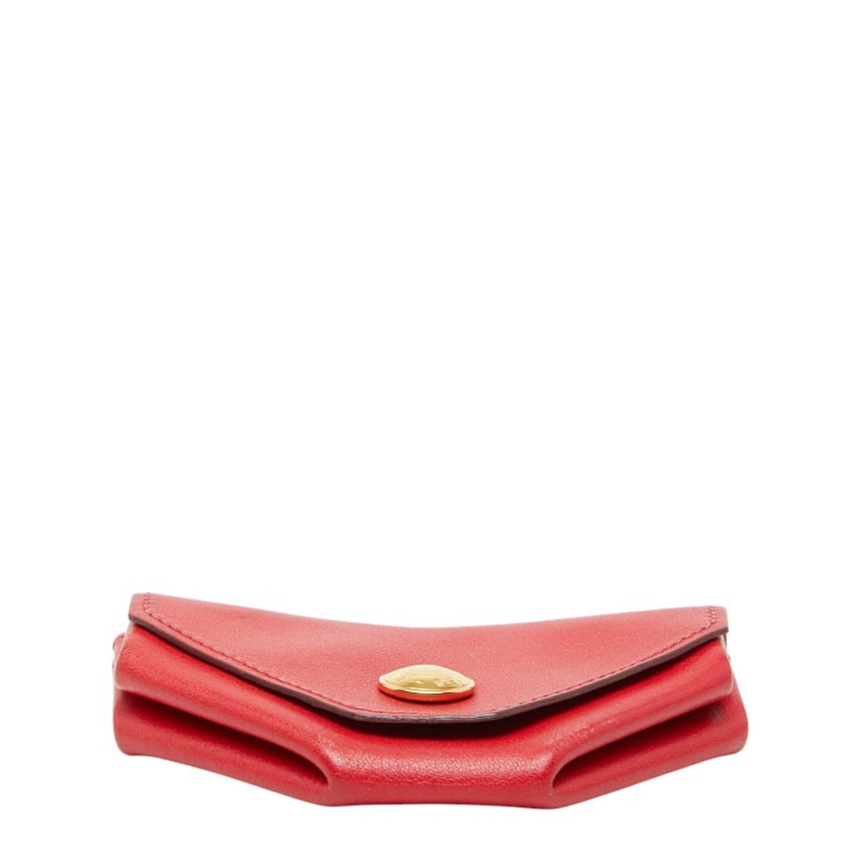 Hermes Red Color Rouge Casaque Coin Purse/Coin Case (Pre-Owned)