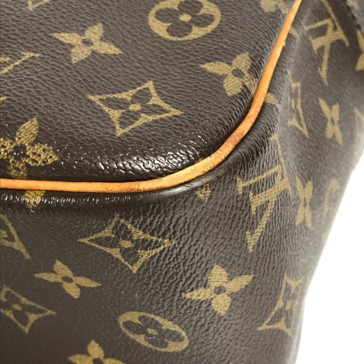 Louis Vuitton Brown Monogram Canvas Shoulder Bag Tote Bag (Pre-Owned)