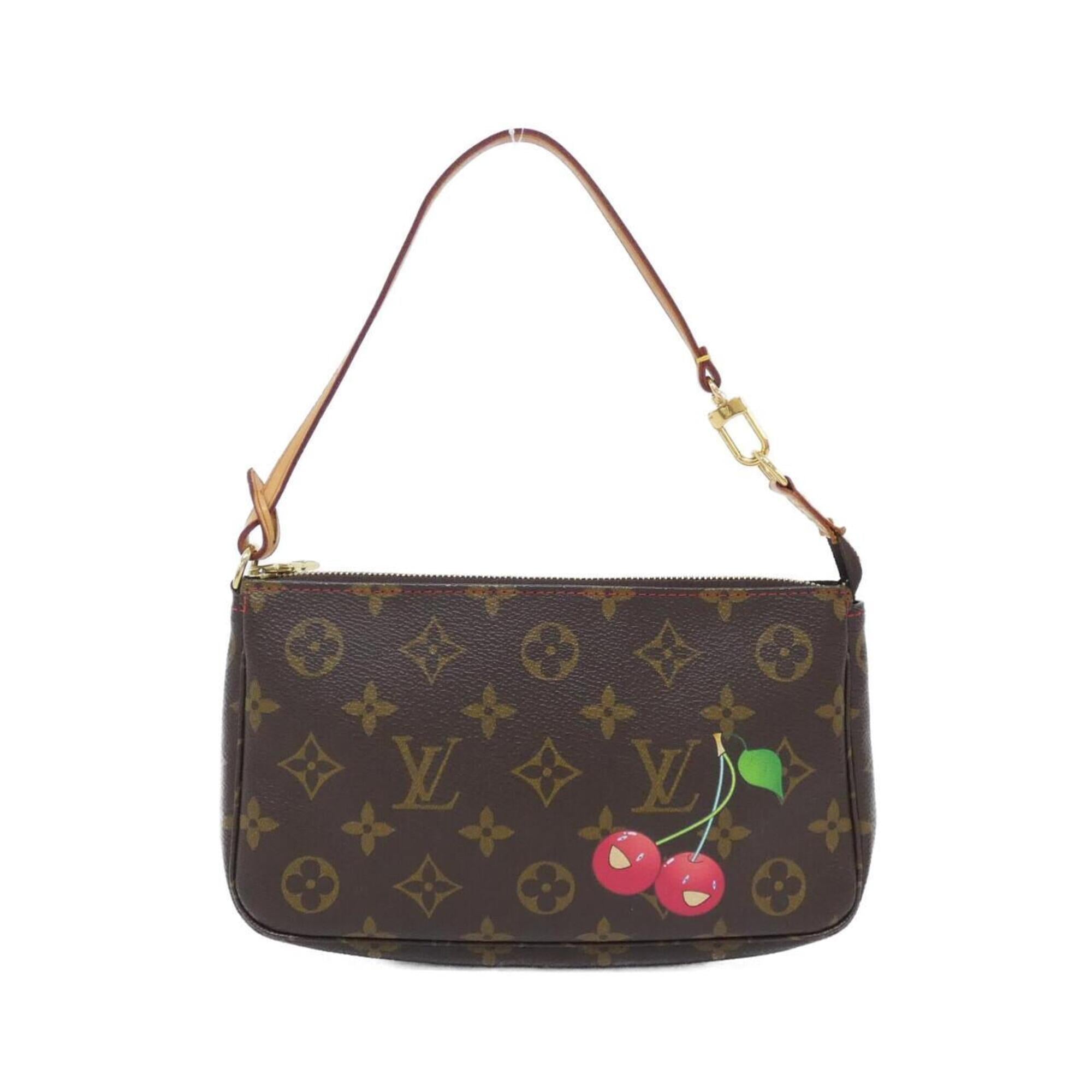 Louis Vuitton Monogram Cherry Marron Monogram Cherry Monogram Pochette Pouch (Pre-Owned)
