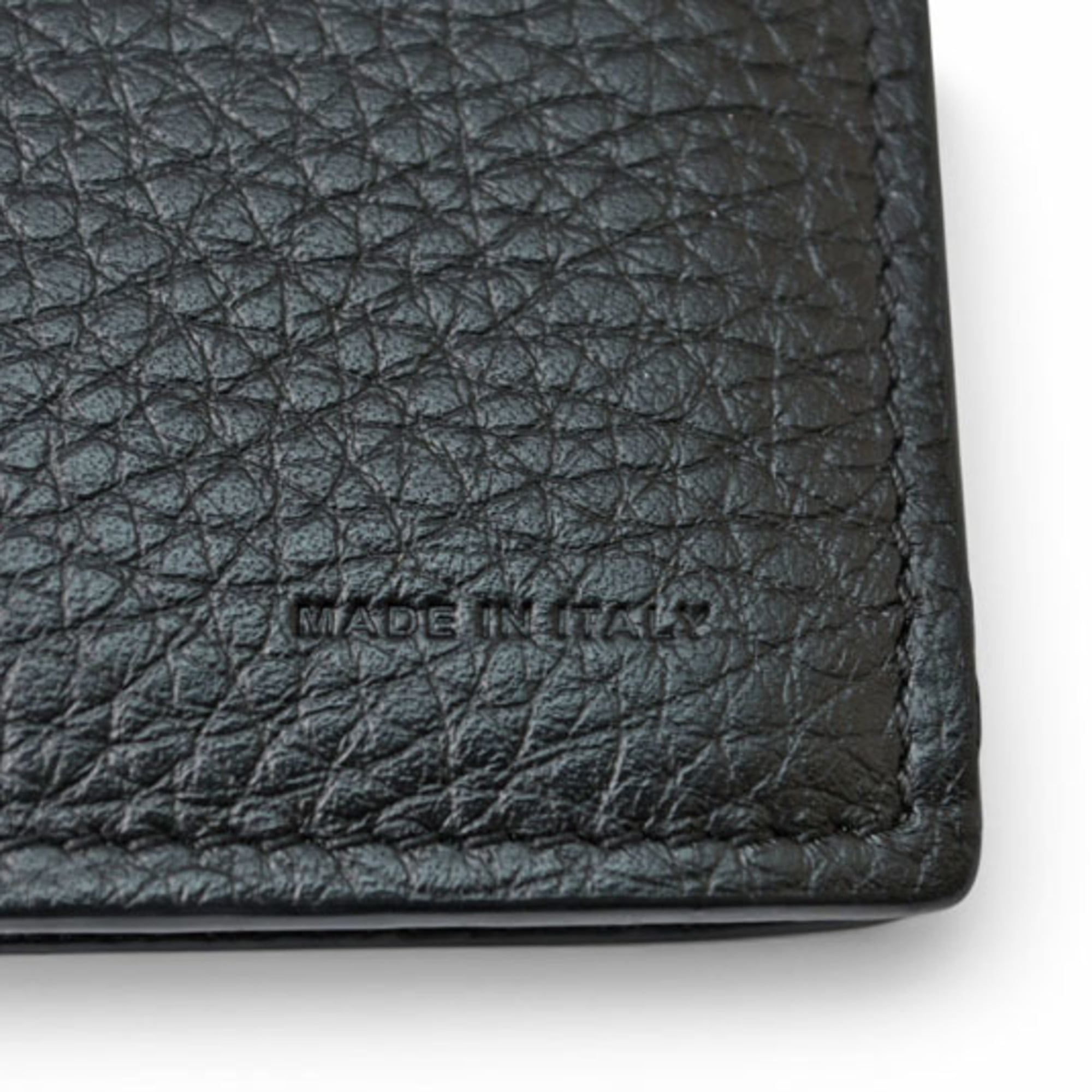 Fendi Selleria Black Leather Long Wallet (Bi-Fold) (Pre-Owned)