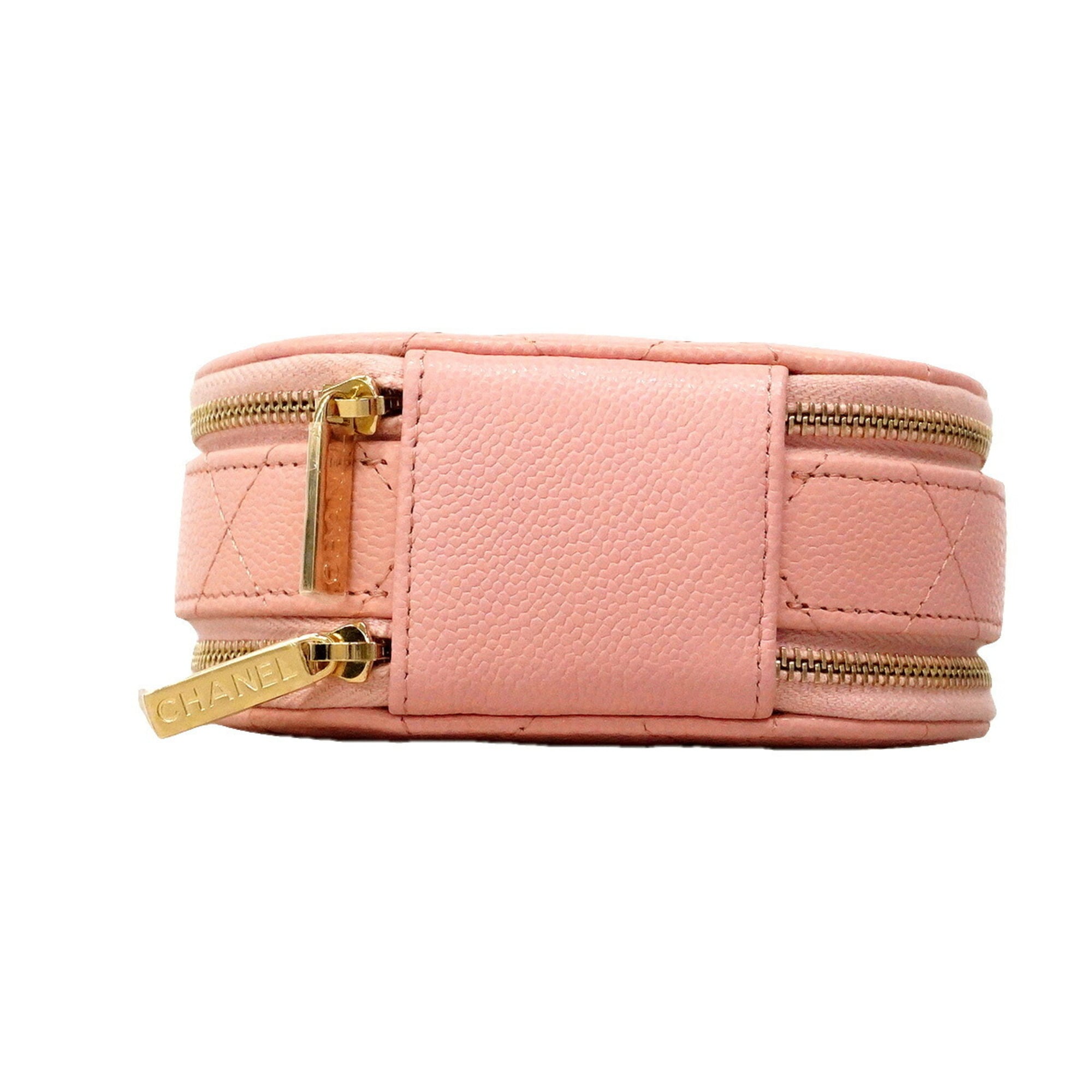 Chanel Pink Grained Calfskin Handbag (Pre-Owned)