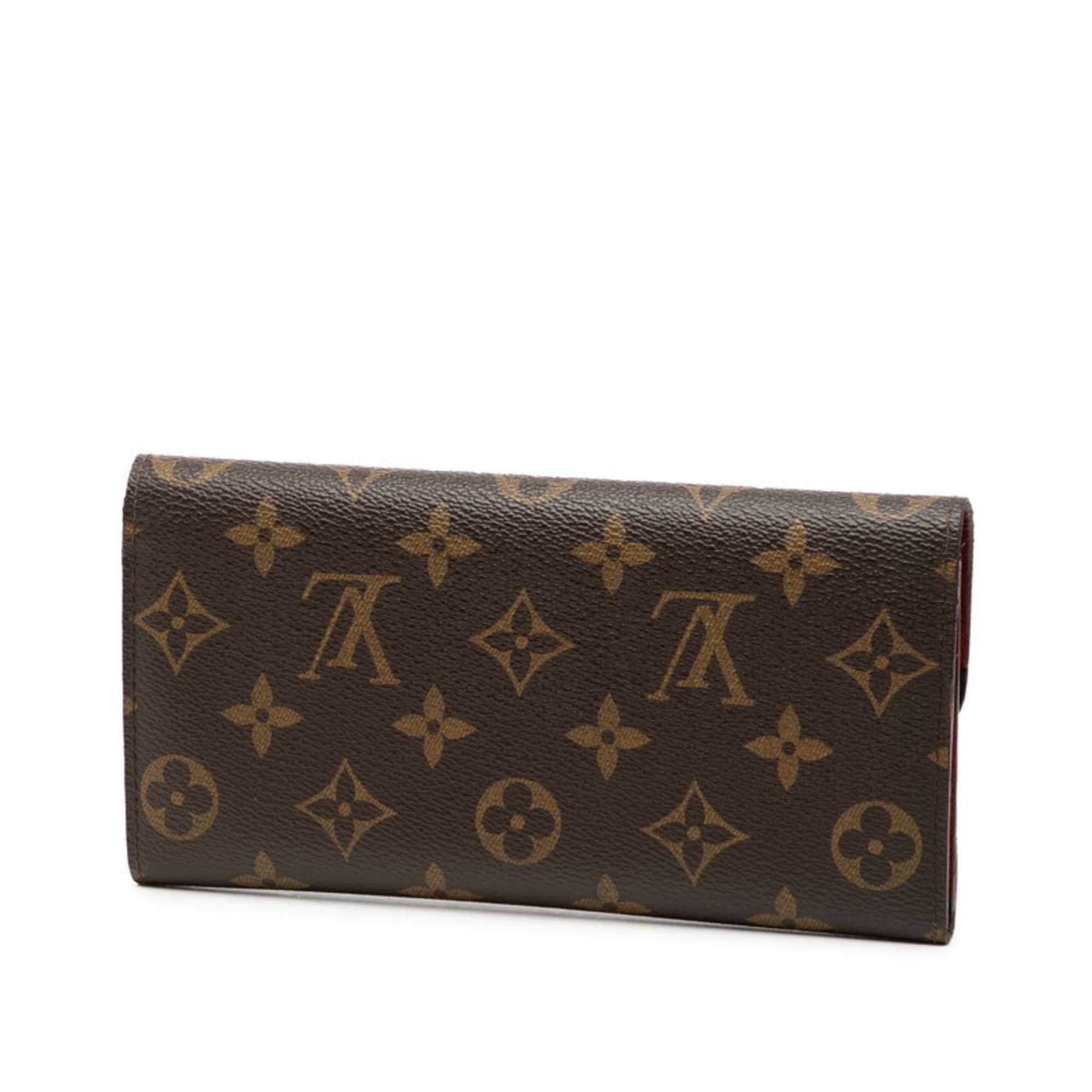 Louis Vuitton Brown Rouge Pvc Leather Long Wallet (Bi-Fold) (Pre-Owned)