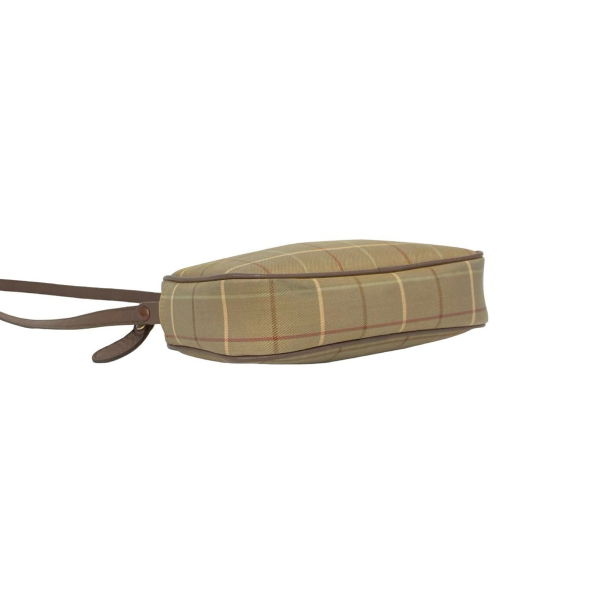 Burberry Brown Canvas Leather Pochette Shoulder Bag (Pre-Owned)