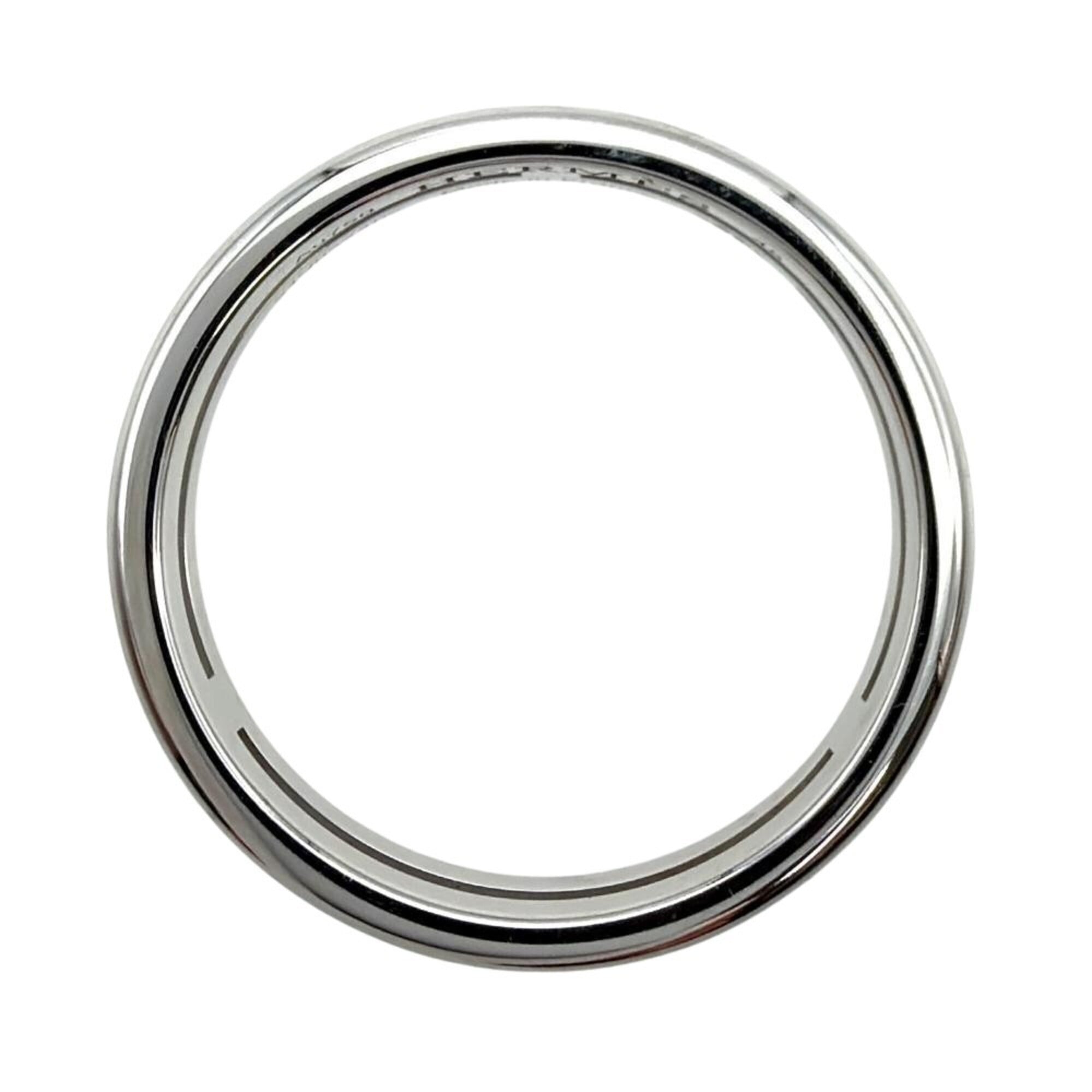 Hermes White Gold White Gold (18K) Band Ring (Pre-Owned)