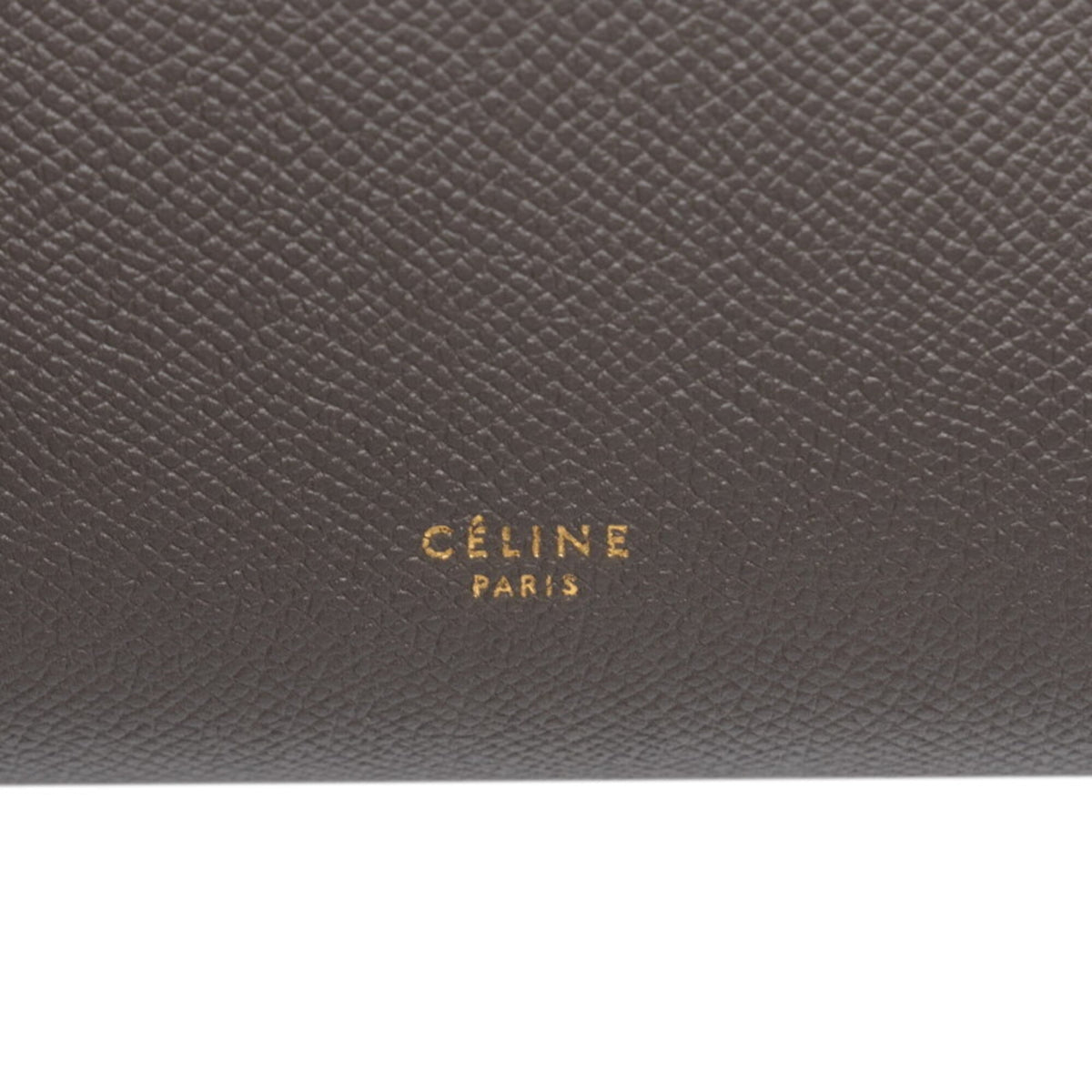 Celine Gray Leather Handbag Shoulder Bag (Pre-Owned)