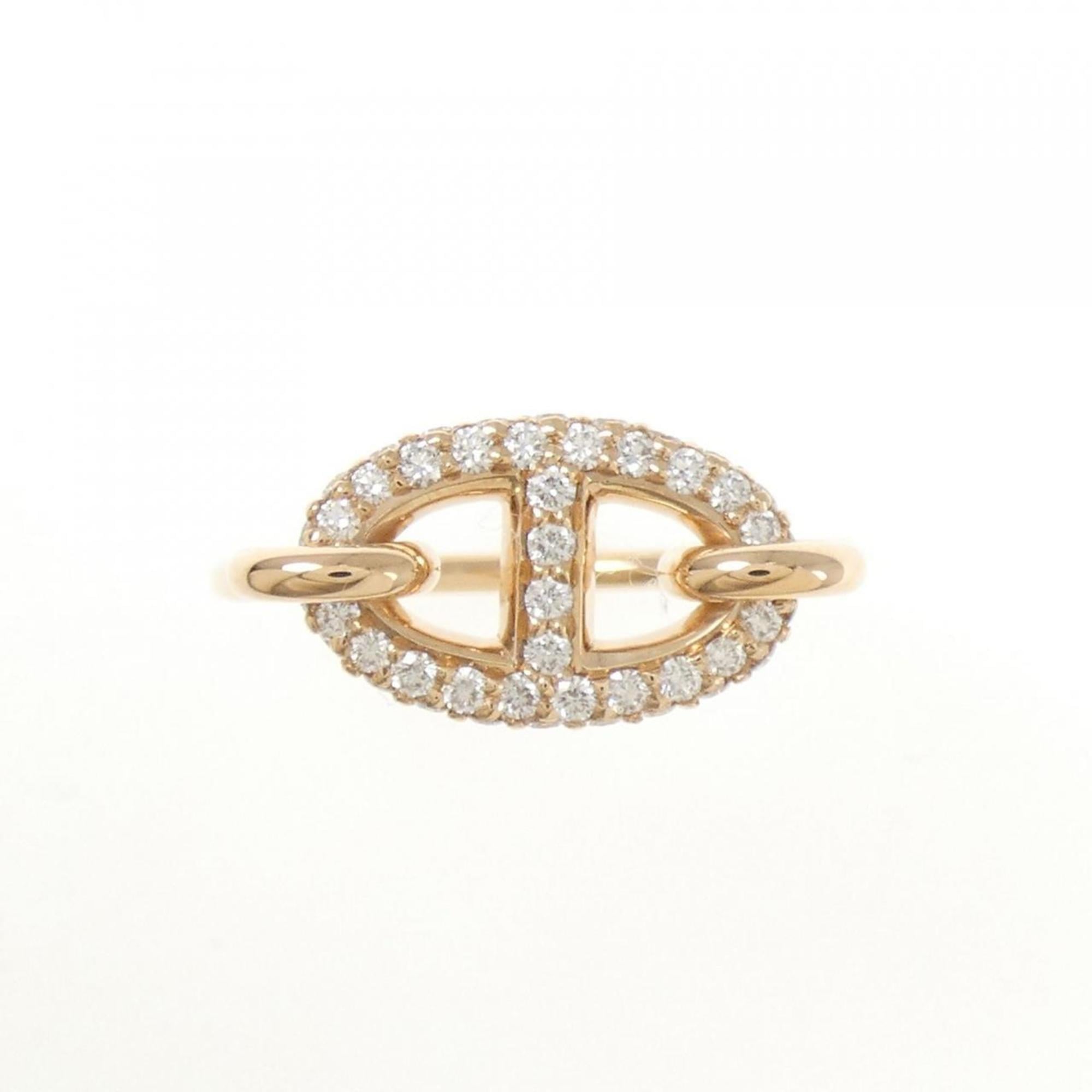 Hermes Pink Gold (18K) Band Ring (Pre-Owned)
