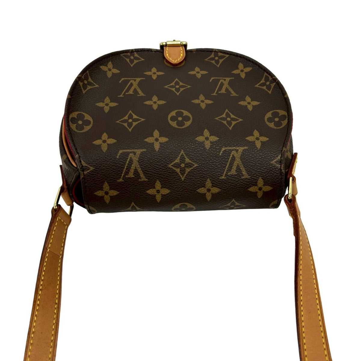 Louis Vuitton Brown Leather Pvc Pochette Shoulder Bag (Pre-Owned)