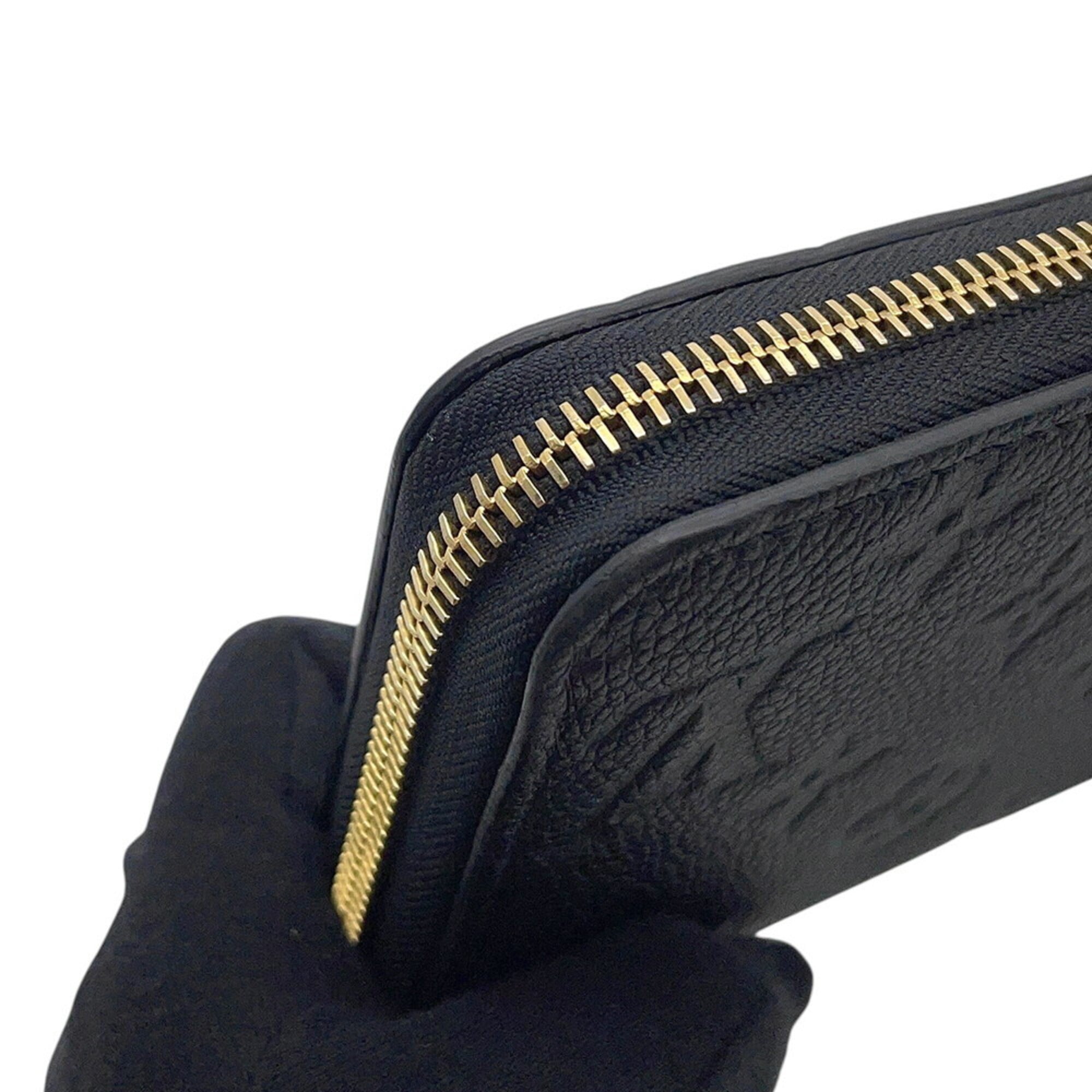 Louis Vuitton Monogram Empreinte Black Noir Monogram Empreinte Long Wallet (Bi-Fold) (Pre-Owned)