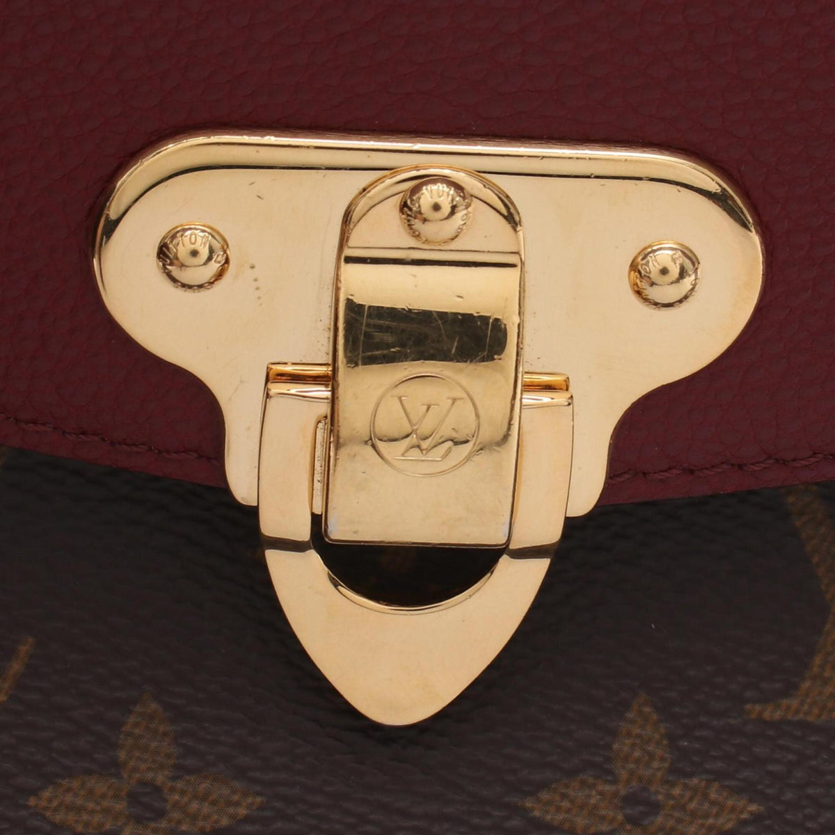 Louis Vuitton Bordeaux Brown Monogram Monogram Leather Handbag Shoulder Bag (Pre-Owned)