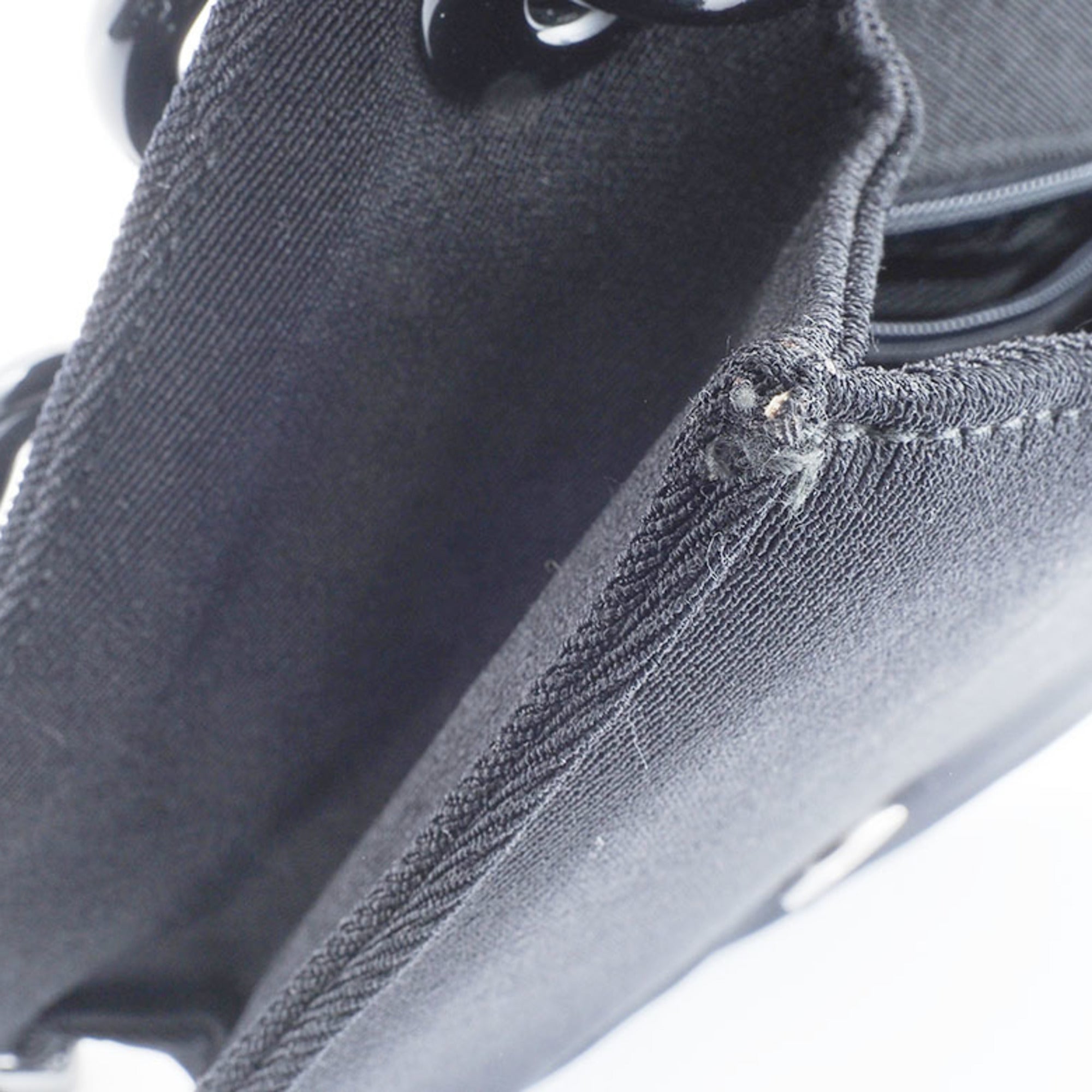 Prada Black Canvas Shoulder Bag (Pre-Owned)