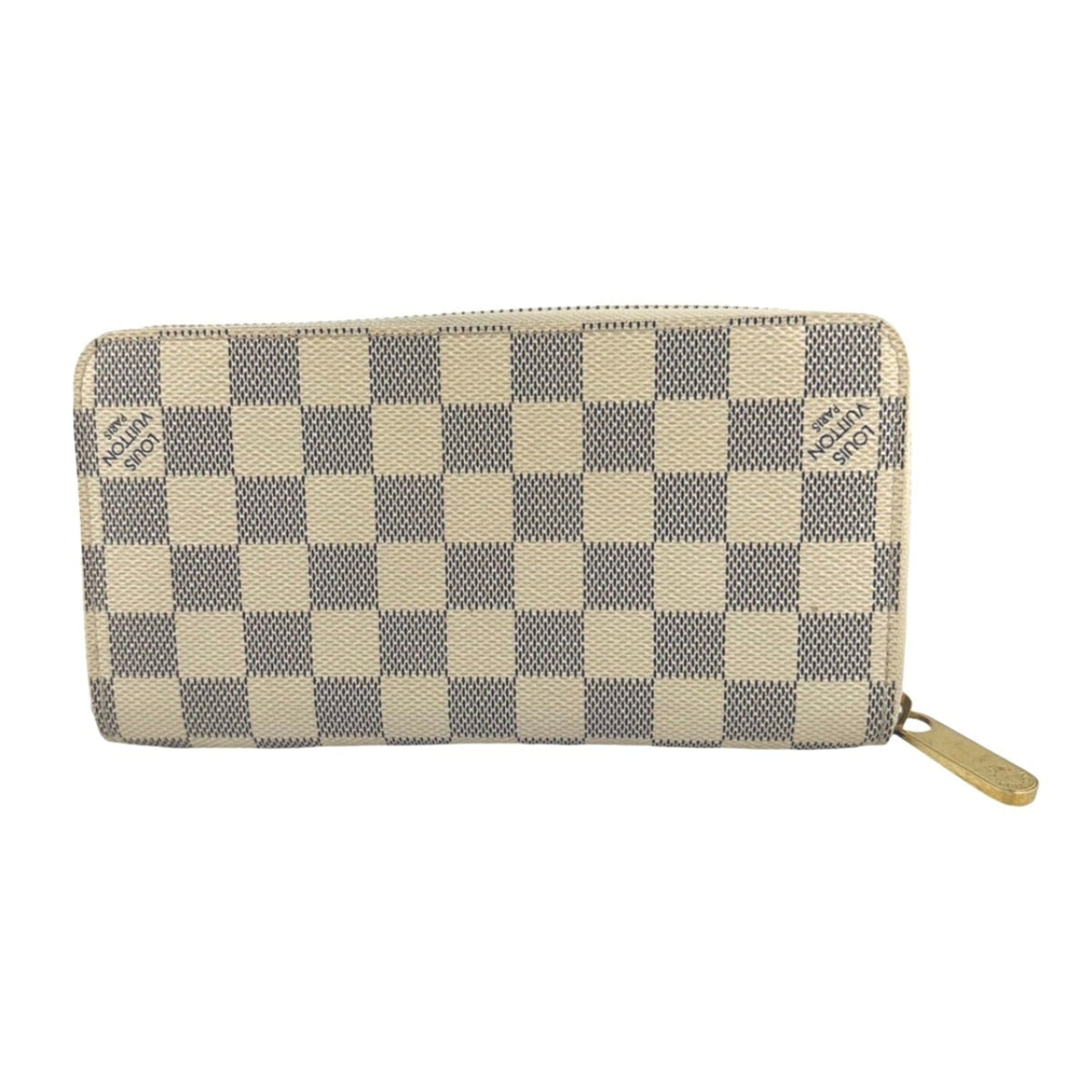 Louis Vuitton Damier Azur White Damier Azur Long Wallet (Bi-Fold) (Pre-Owned)