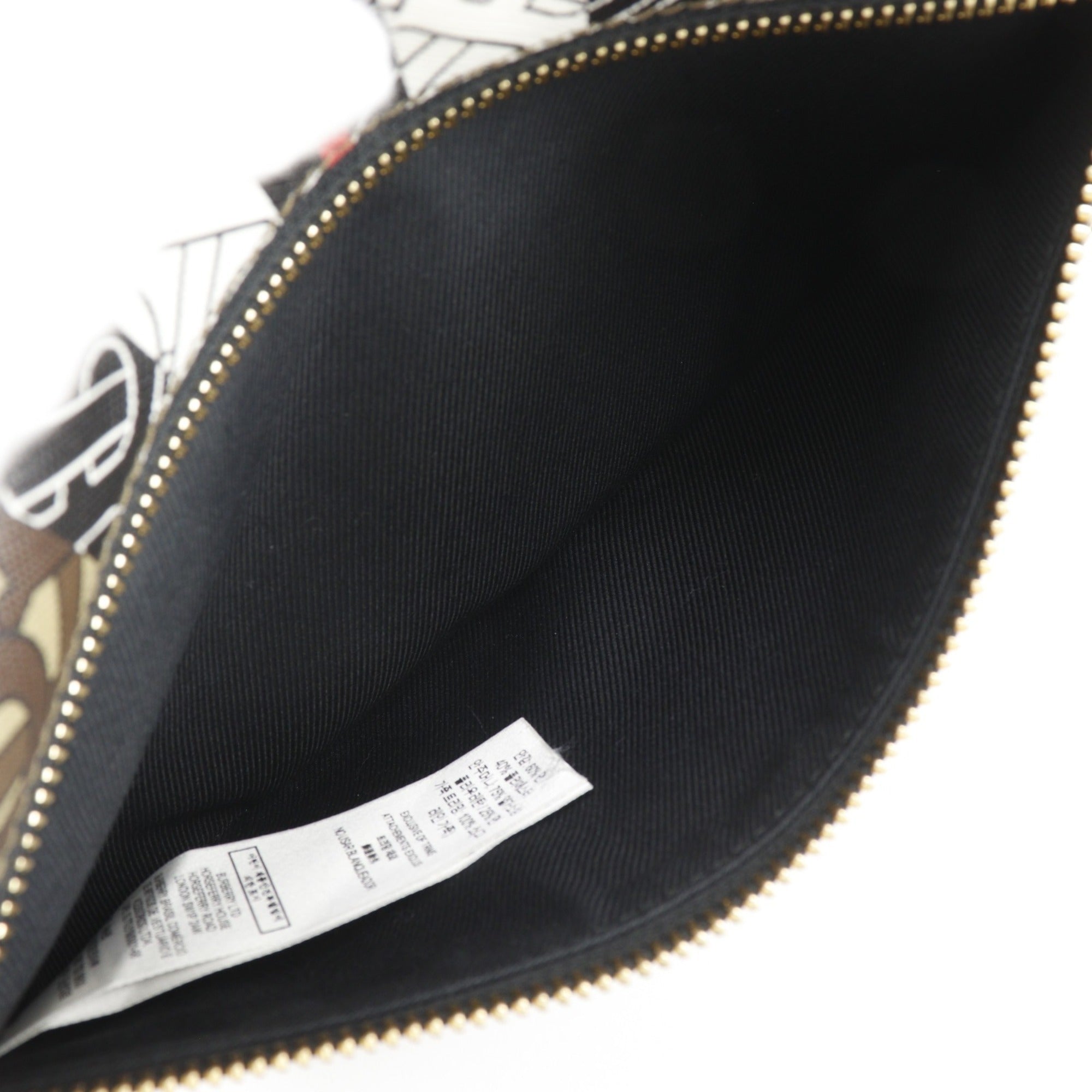Burberry Brown Pvc Leather Fanny Pack Sling Bag (Pre-Owned)