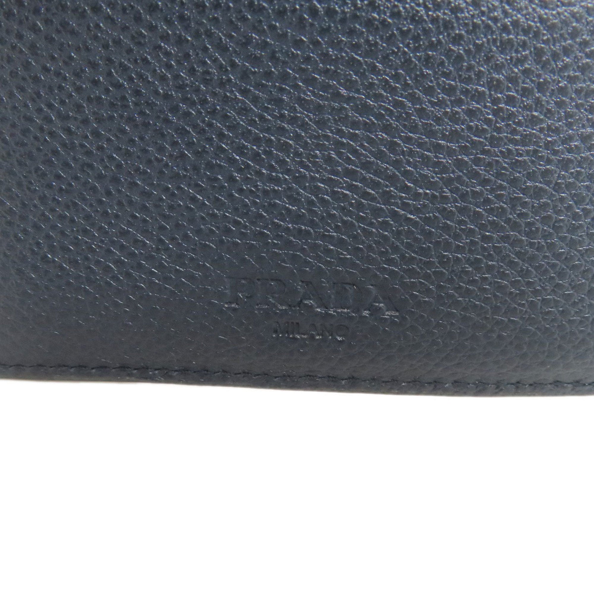 Prada Black Leather Wallet (Bi-Fold) (Pre-Owned)
