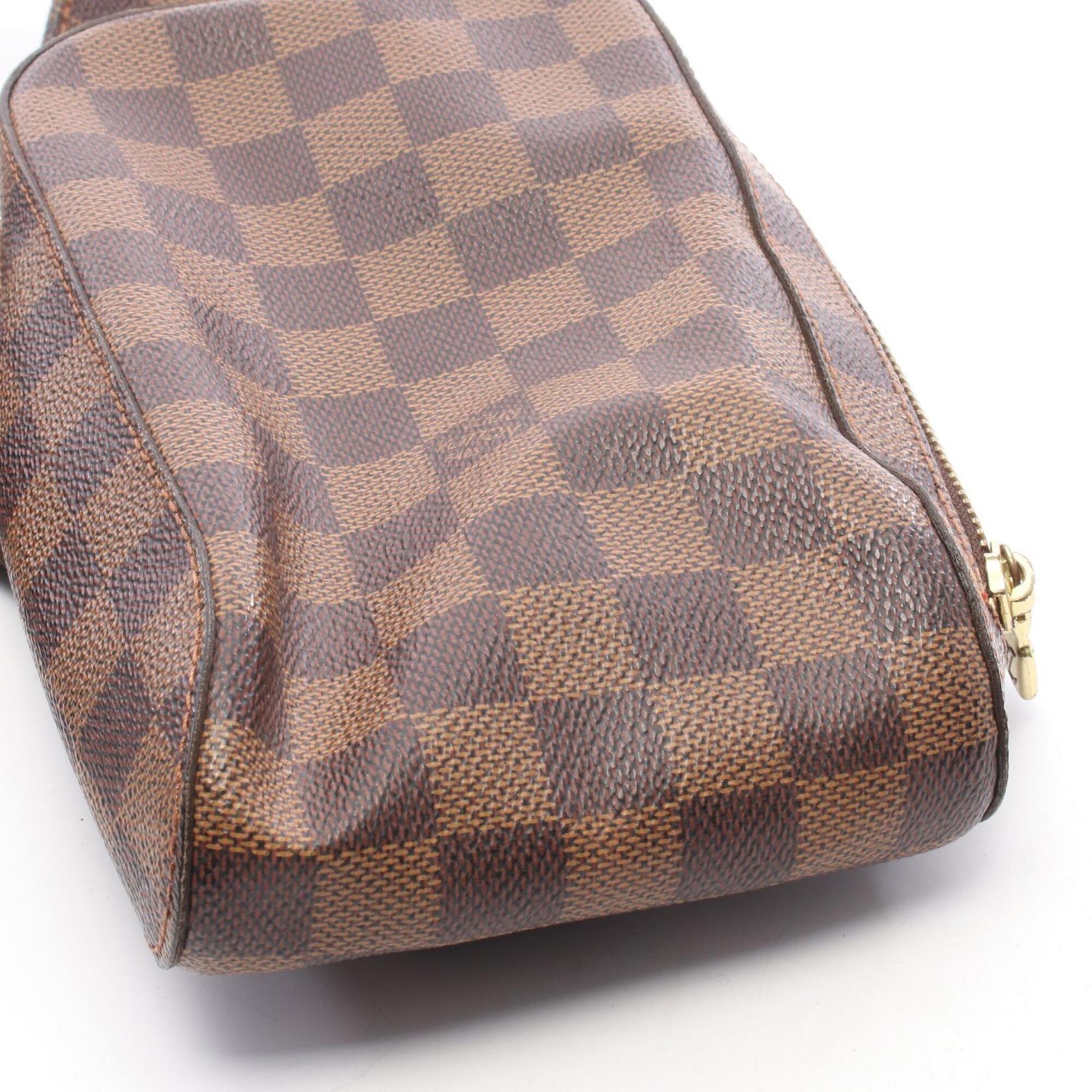 Louis Vuitton Brown Coated Canvas Pvc Fanny Pack Handbag (Pre-Owned)