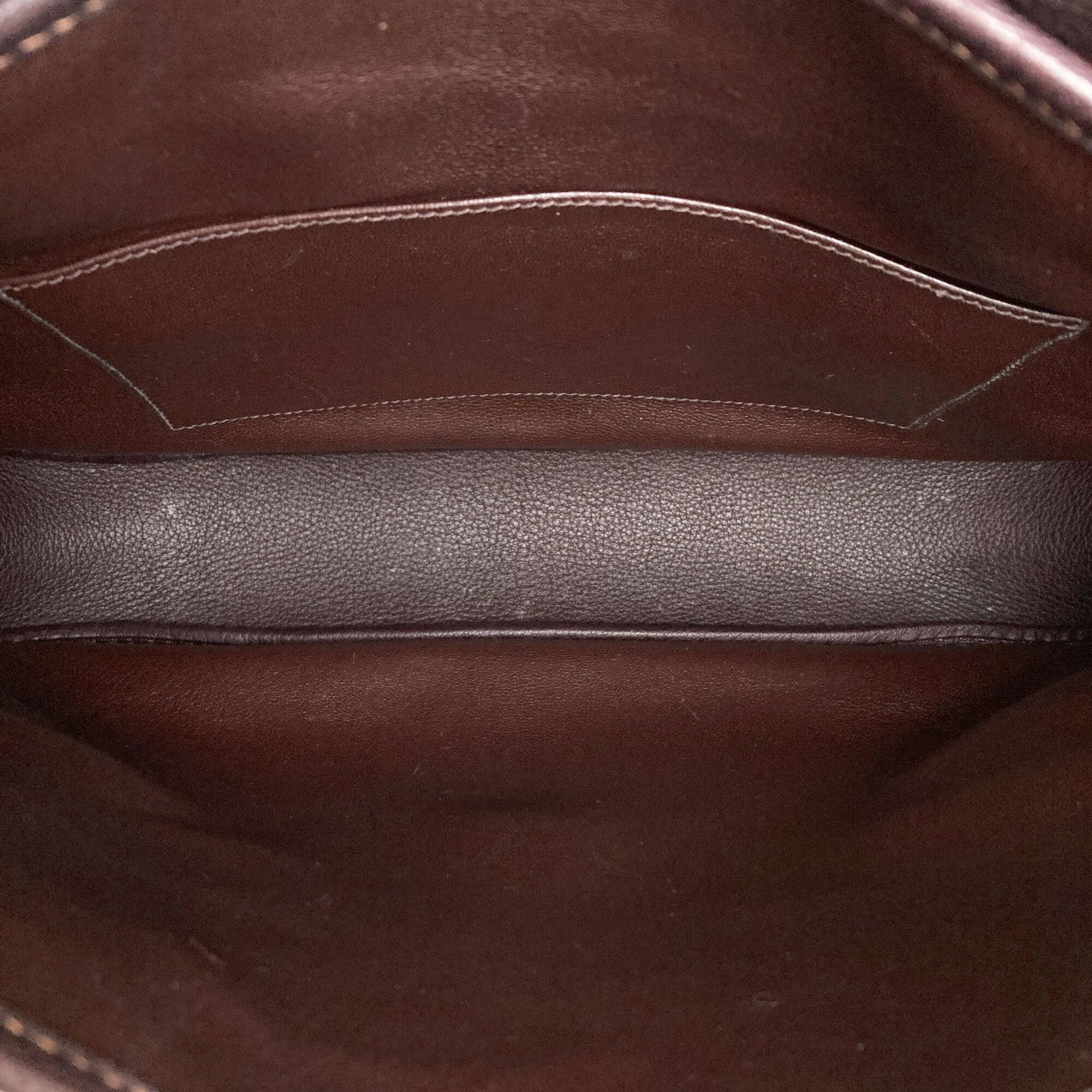 Hermes Beige Brown Toile H Shoulder Bag (Pre-Owned)