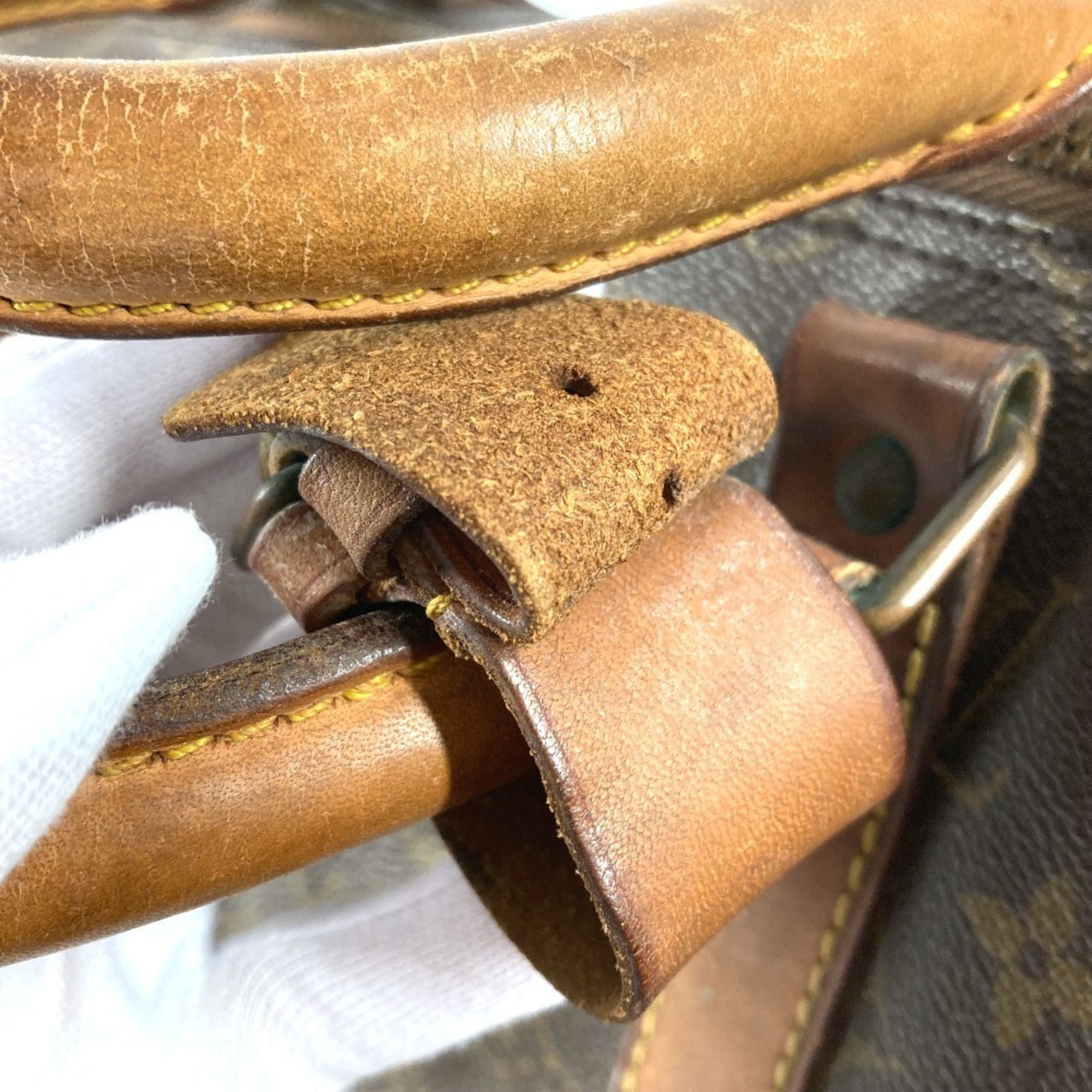 Louis Vuitton Brown Monogram Canvas Boston Bag Handbag (Pre-Owned)