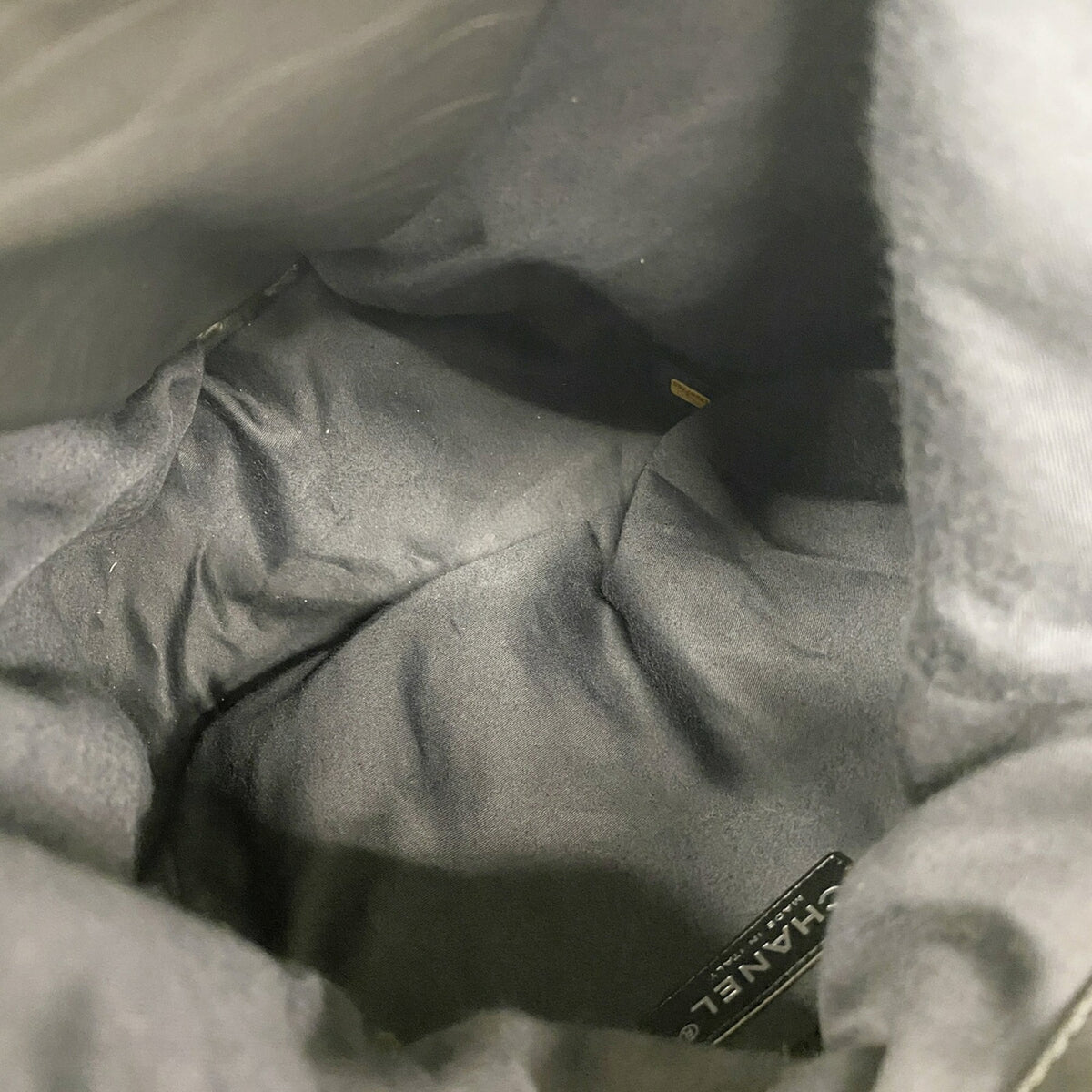 Chanel Black Leather Backpack (Pre-Owned)