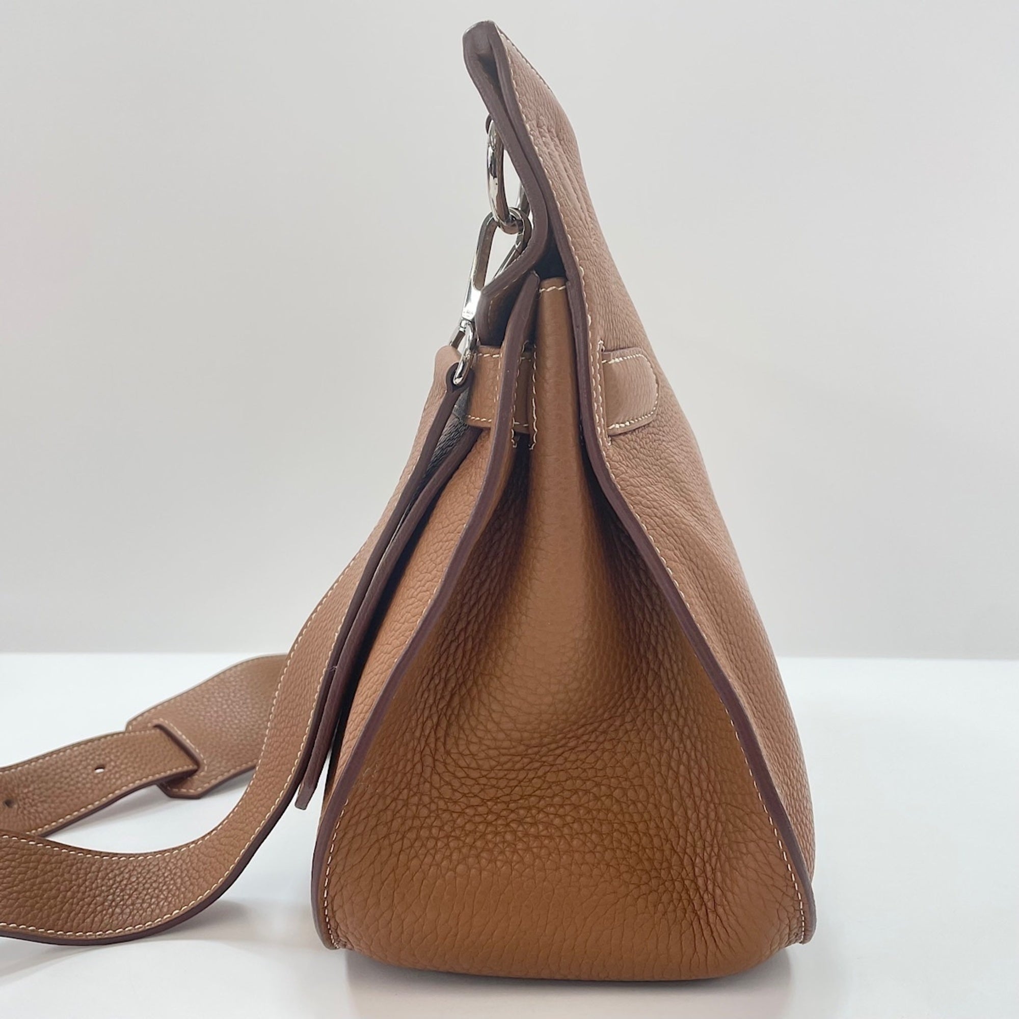 Hermes Jypsiere Brown Shoulder Bag (Pre-Owned)