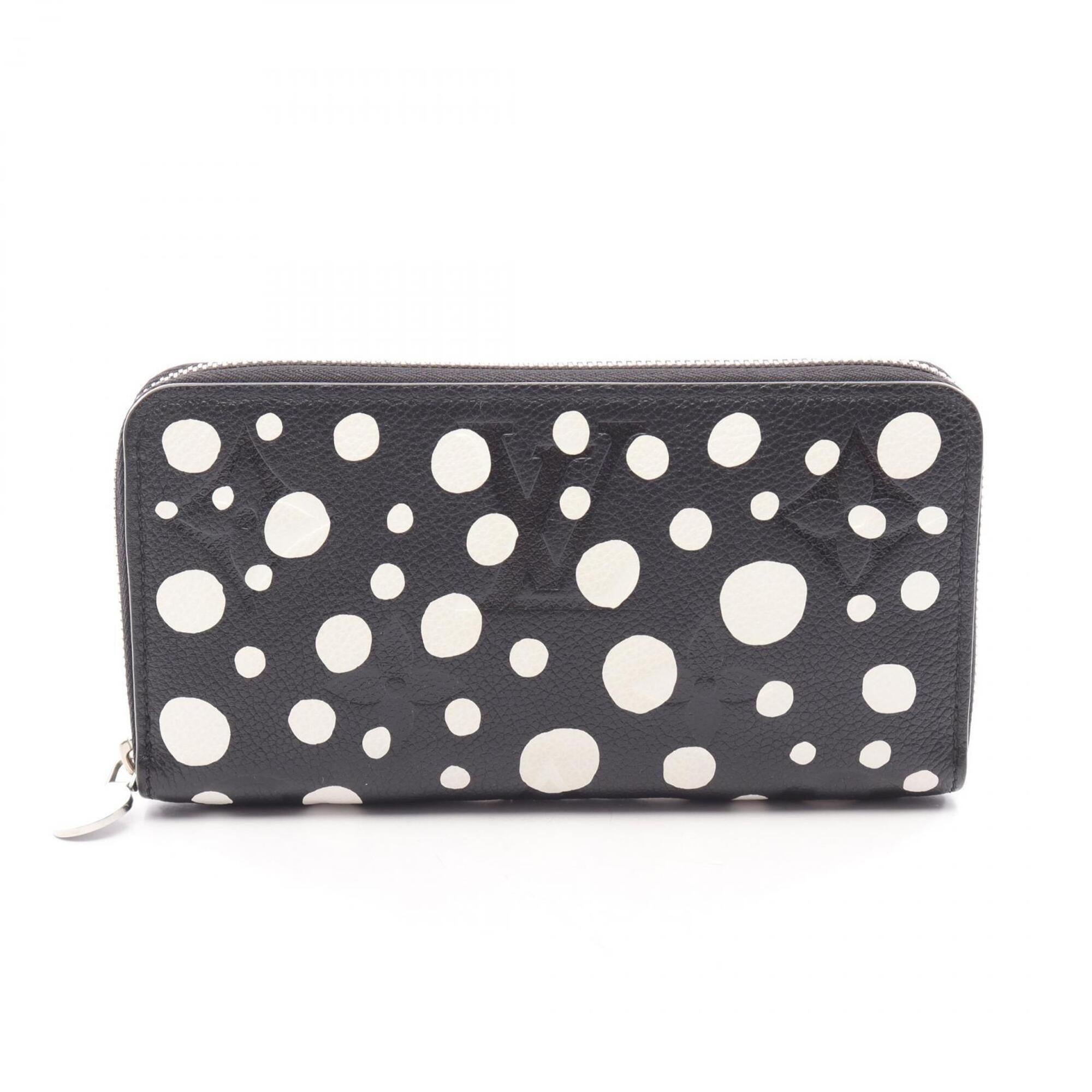 Louis Vuitton Black Noir White Monogram Empreinte Leather Long Wallet (Bi-Fold) (Pre-Owned)