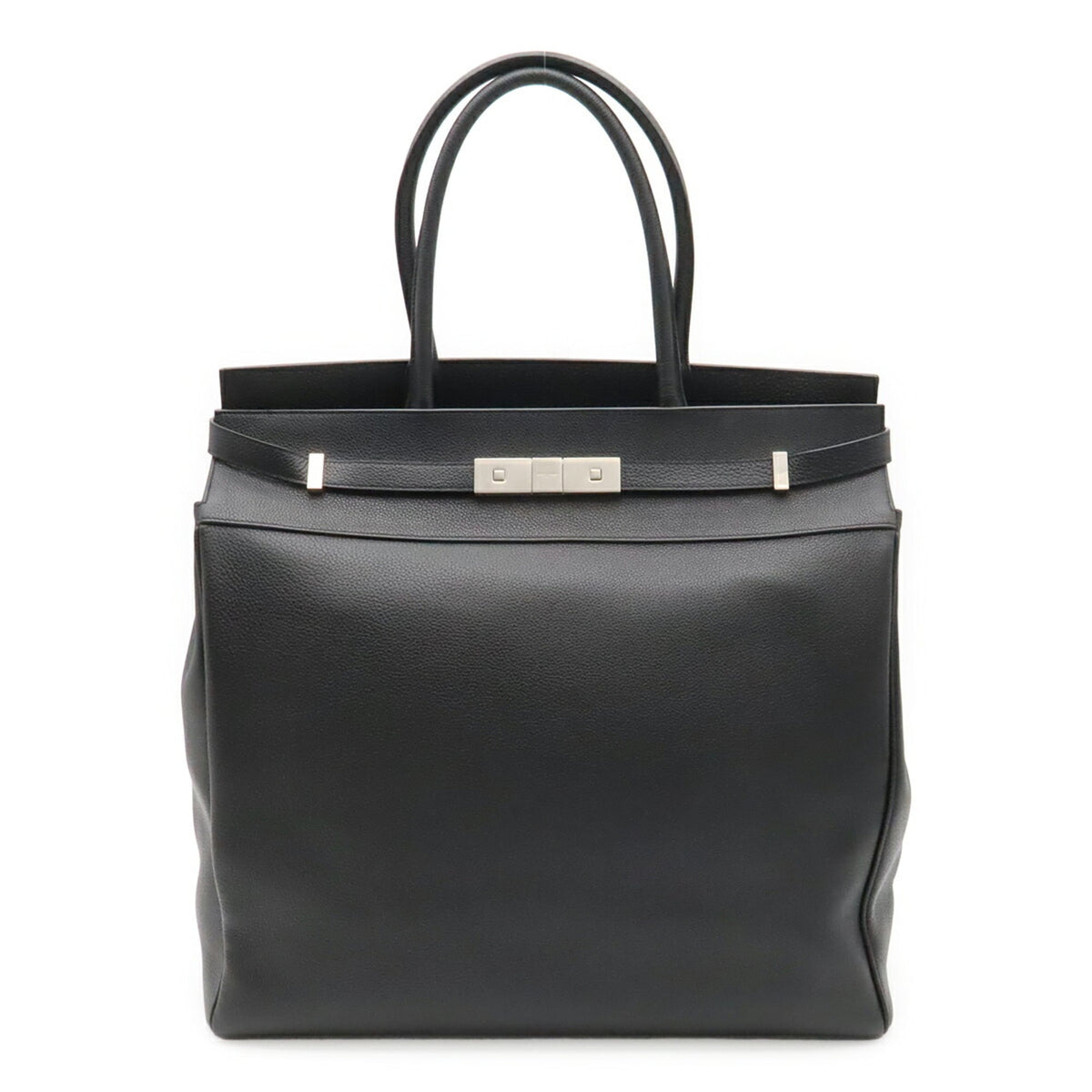Yves Saint Laurent Black Leather Tote Bag (Pre-Owned)