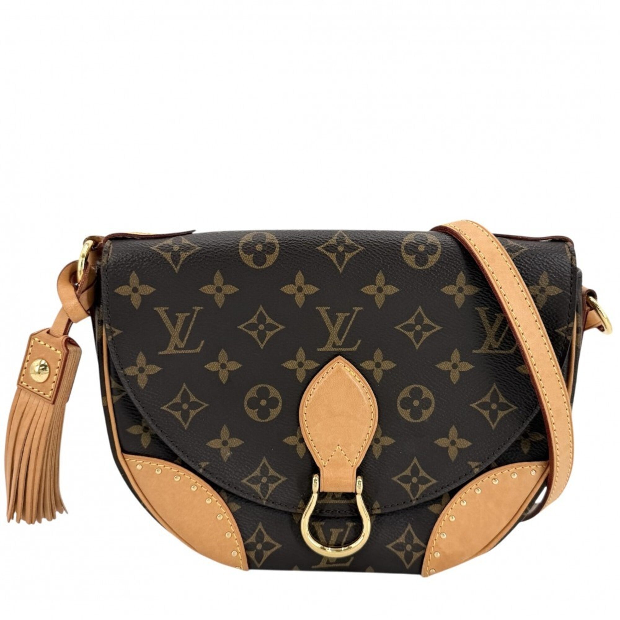 Louis Vuitton Brown Monogram Shoulder Bag (Pre-Owned)