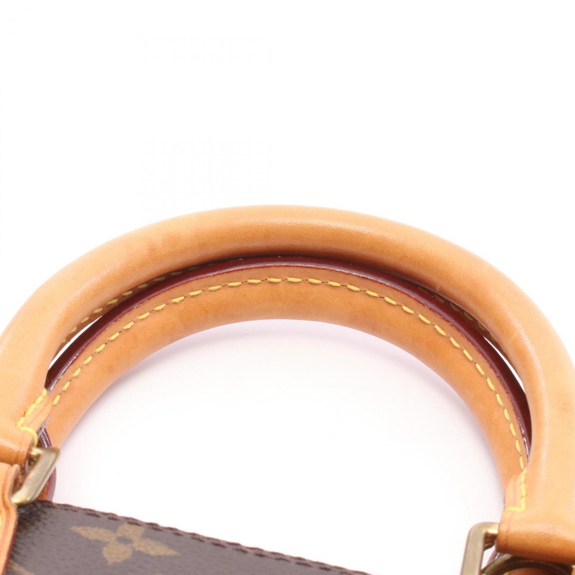 Louis Vuitton Brown Coated Canvas Pvc Monogram Leather Handbag (Pre-Owned)