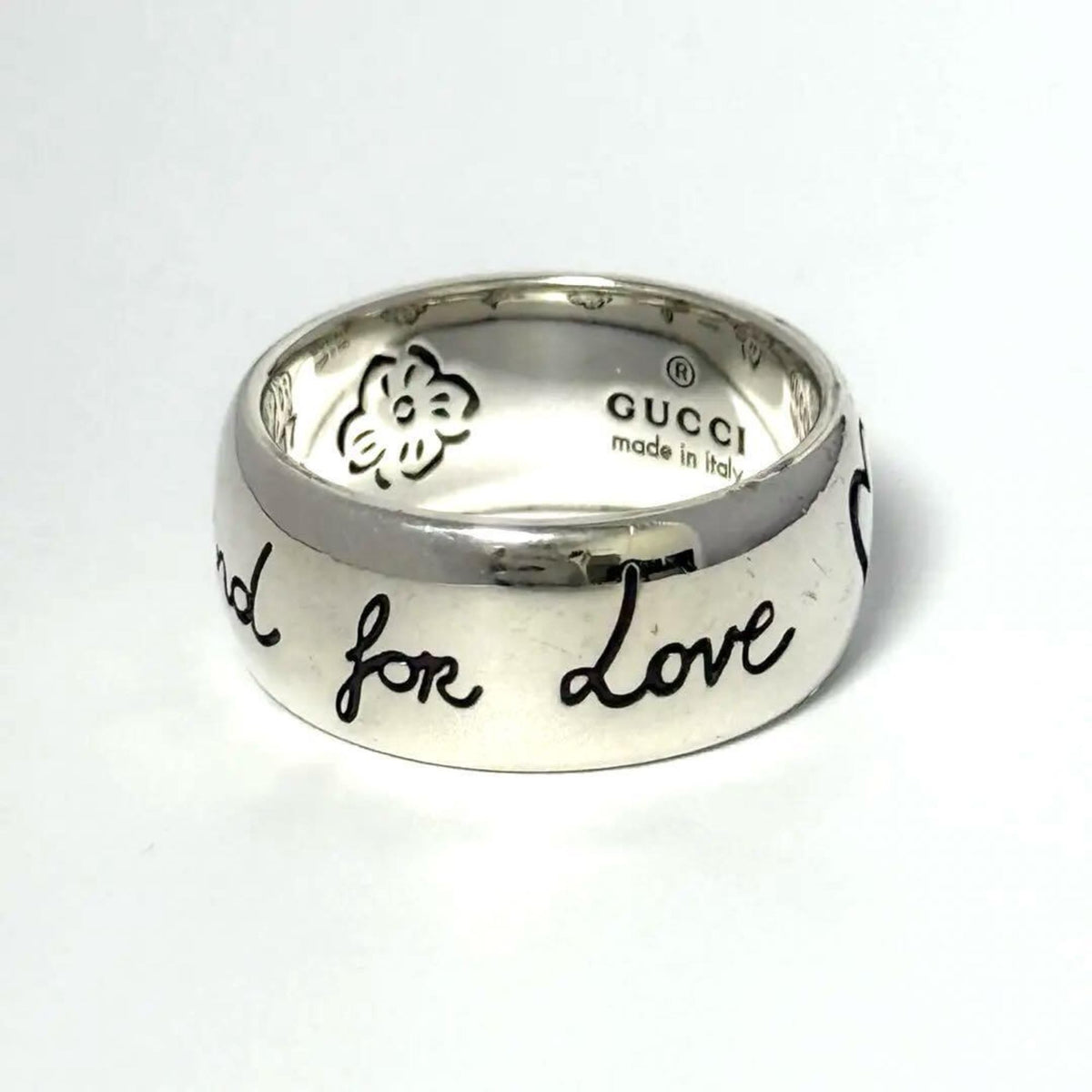 Gucci Silver 925 Band Ring (Pre-Owned)