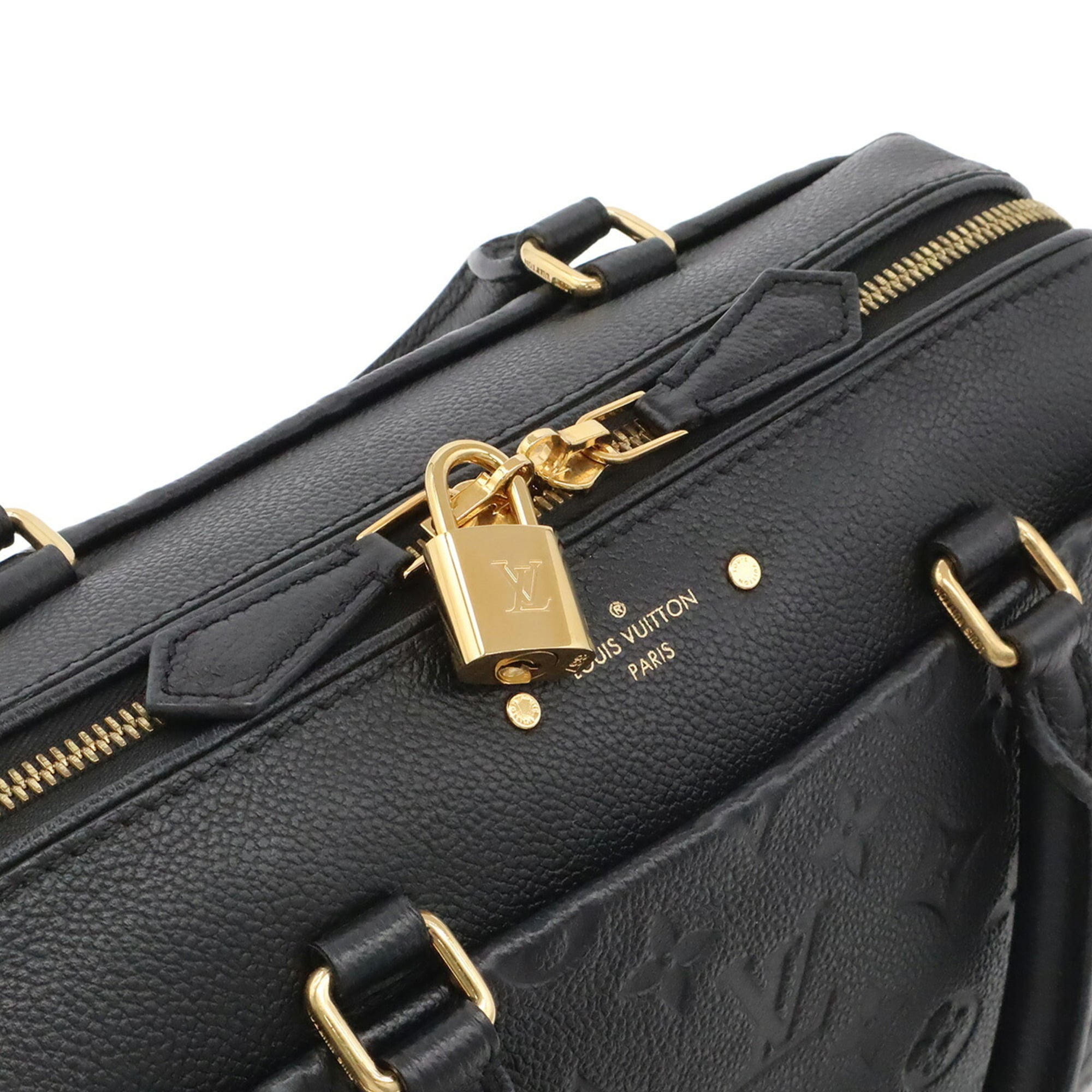 Louis Vuitton Noir Monogram Empreinte Leather Handbag Shoulder Bag (Pre-Owned)