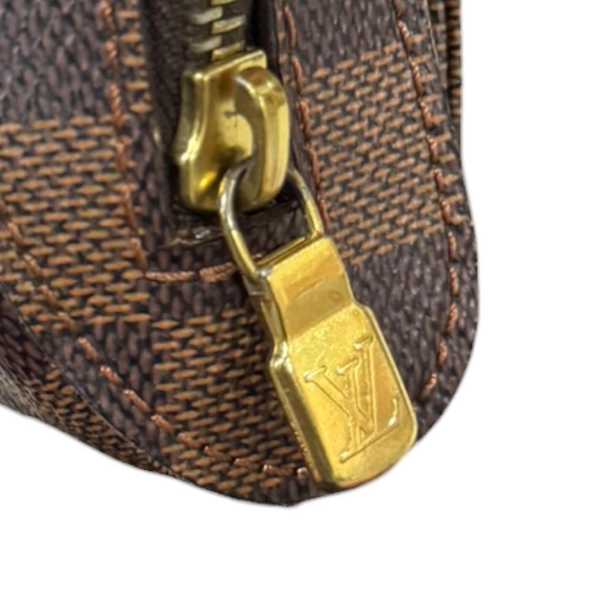 Louis Vuitton Brown Damier Canvas Sling Bag (Pre-Owned)