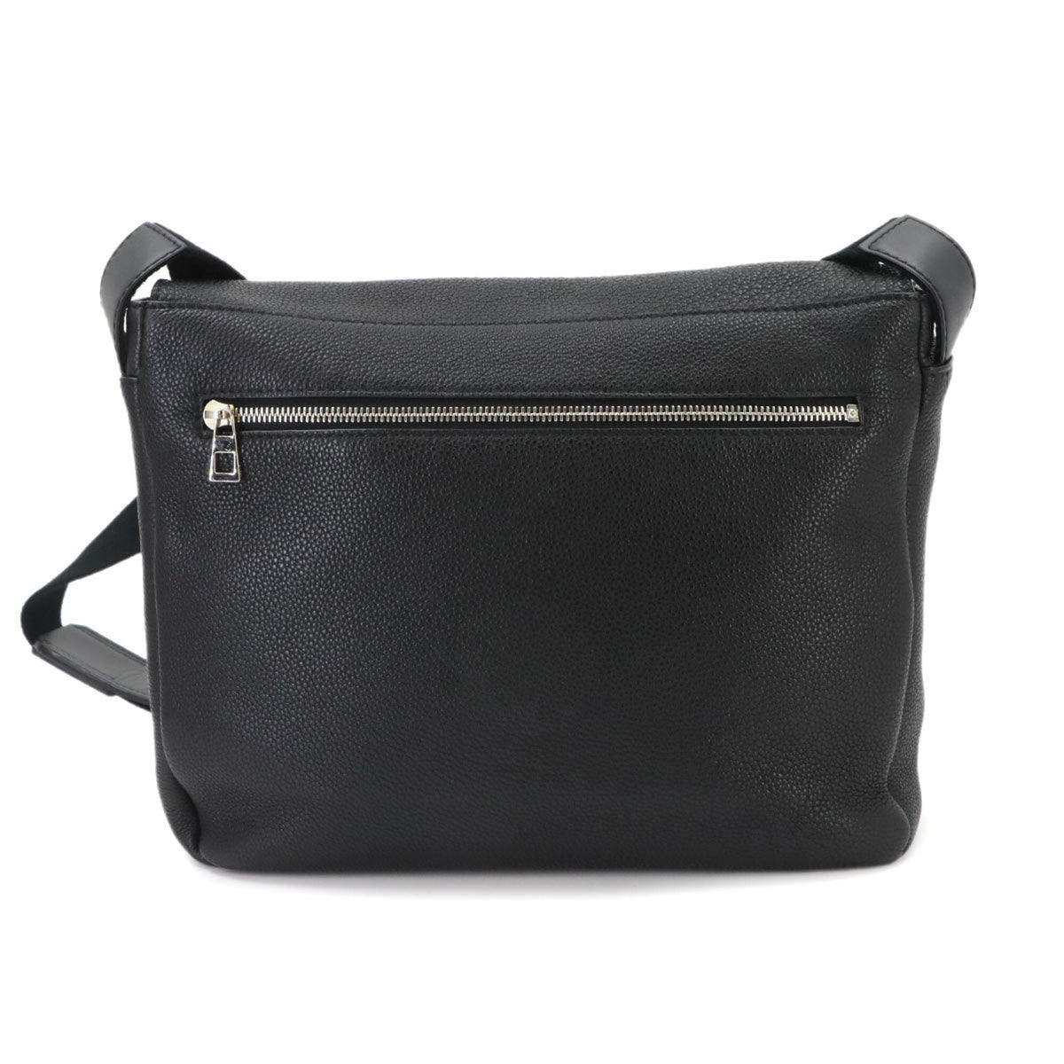Loewe Black Leather Handbag Messenger Bag Shoulder Bag (Pre-Owned)