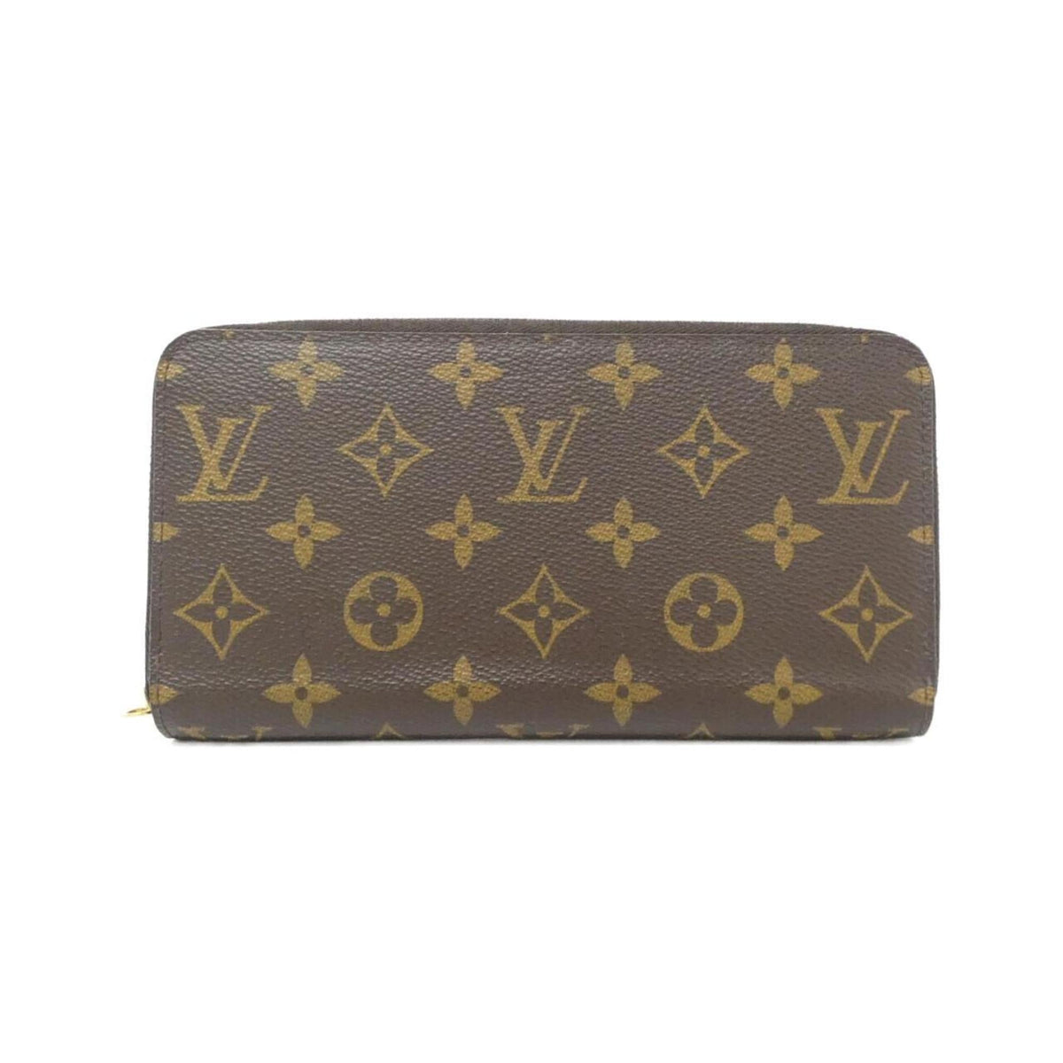 Louis Vuitton Coquelicots Marron Coated Canvas Long Wallet (Bi-Fold) (Pre-Owned)