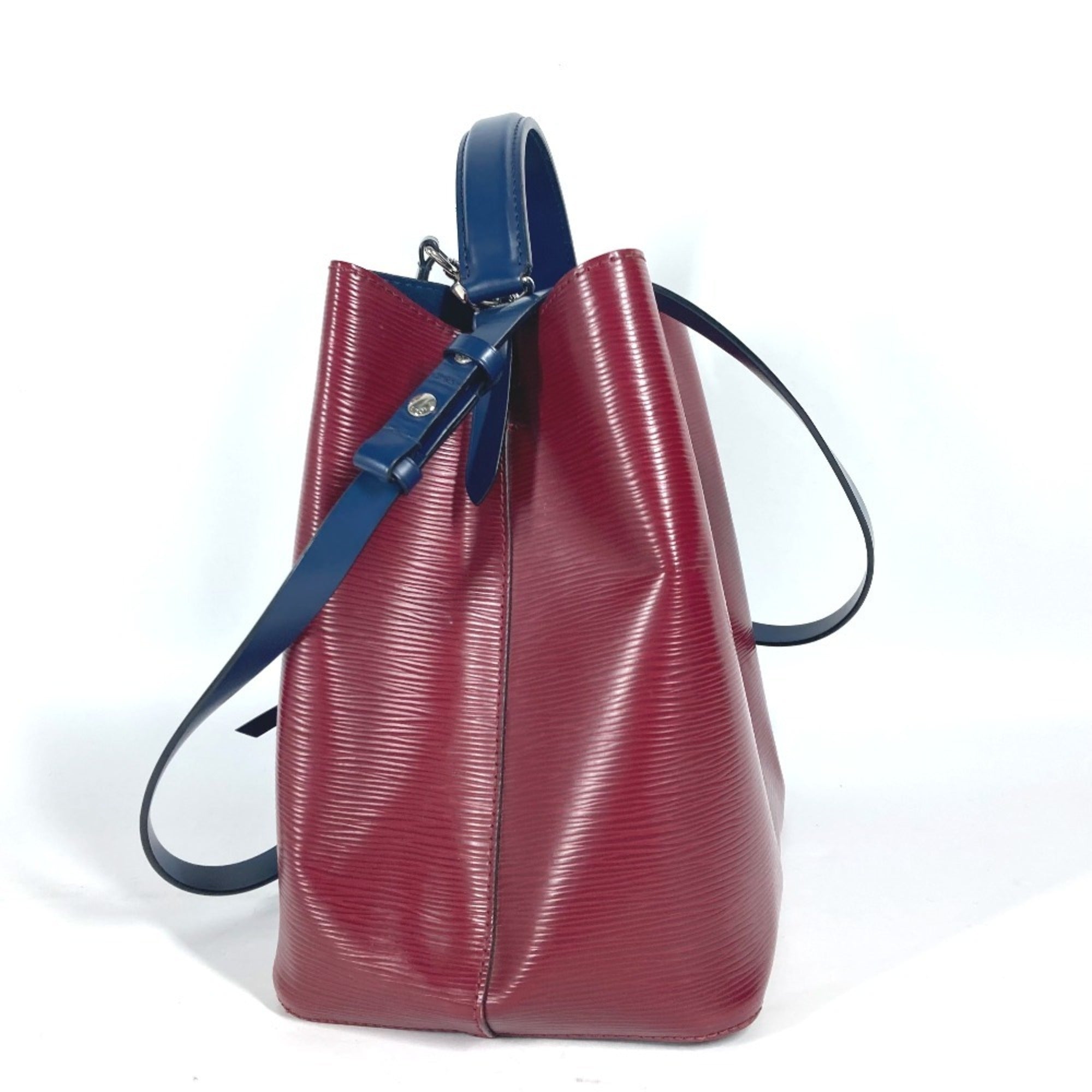 Louis Vuitton Blue Wine Epi Leather Handbag Shoulder Bag (Pre-Owned)
