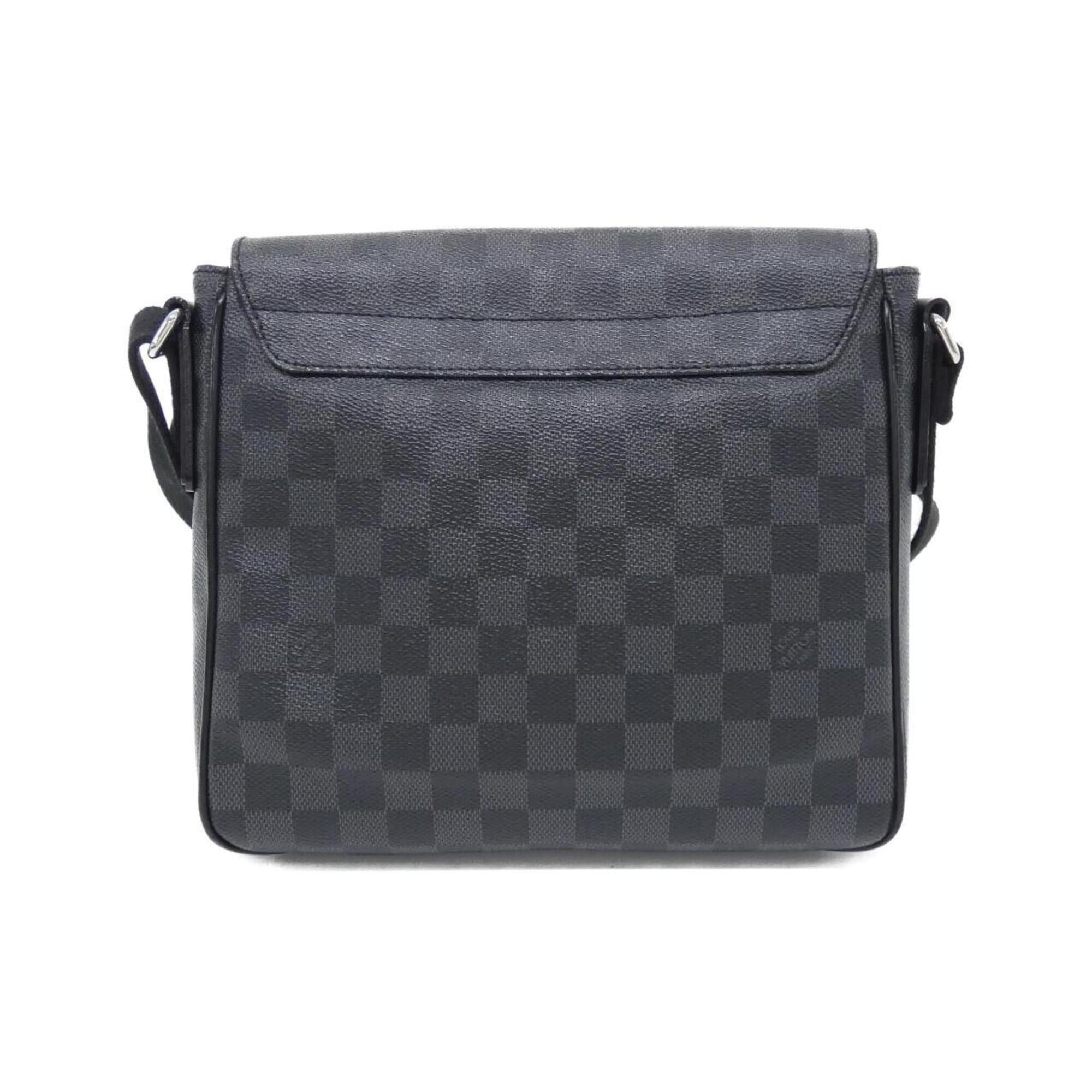 Louis Vuitton Graphite Coated Canvas Shoulder Bag (Pre-Owned)