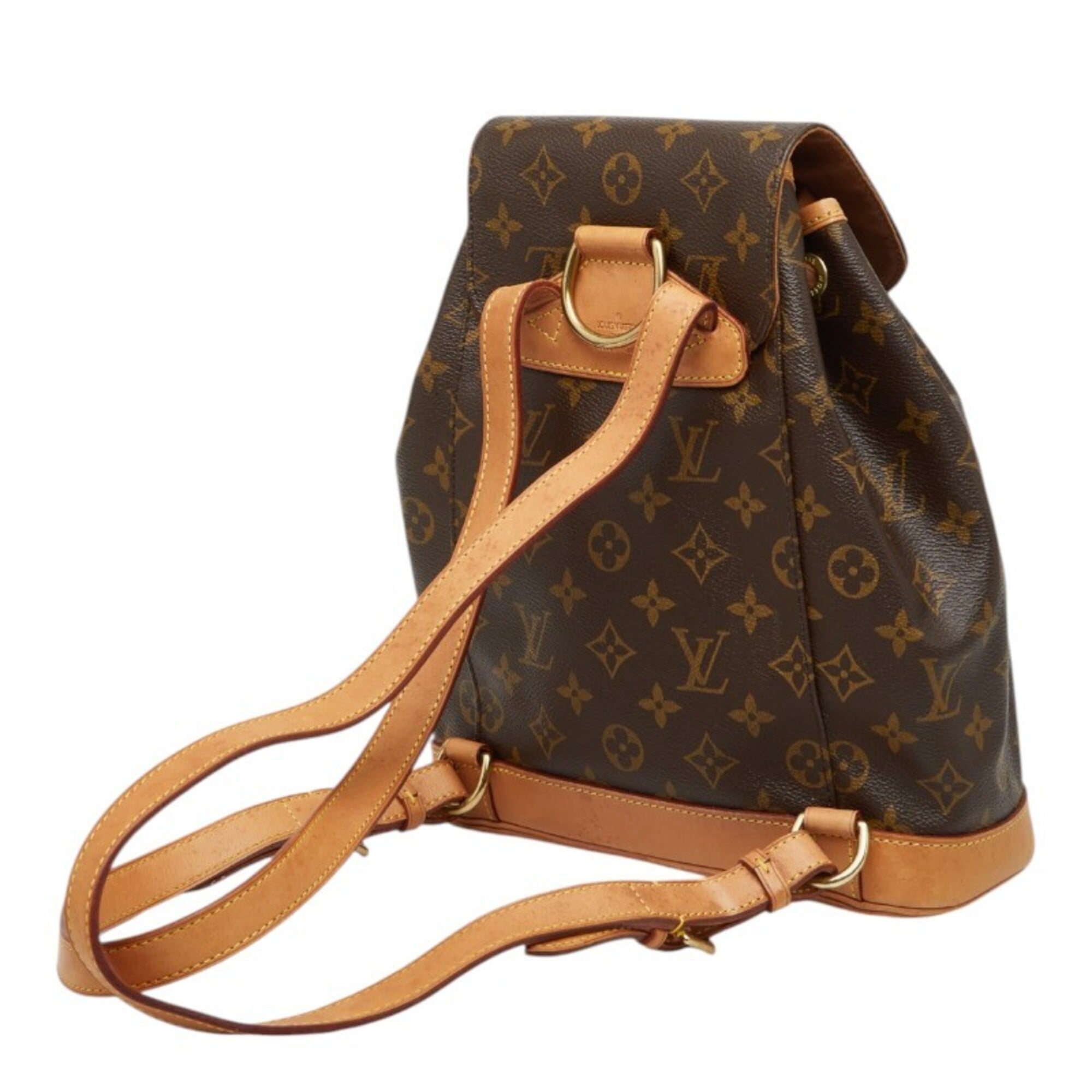 Louis Vuitton Brown Pvc Leather Backpack (Pre-Owned)