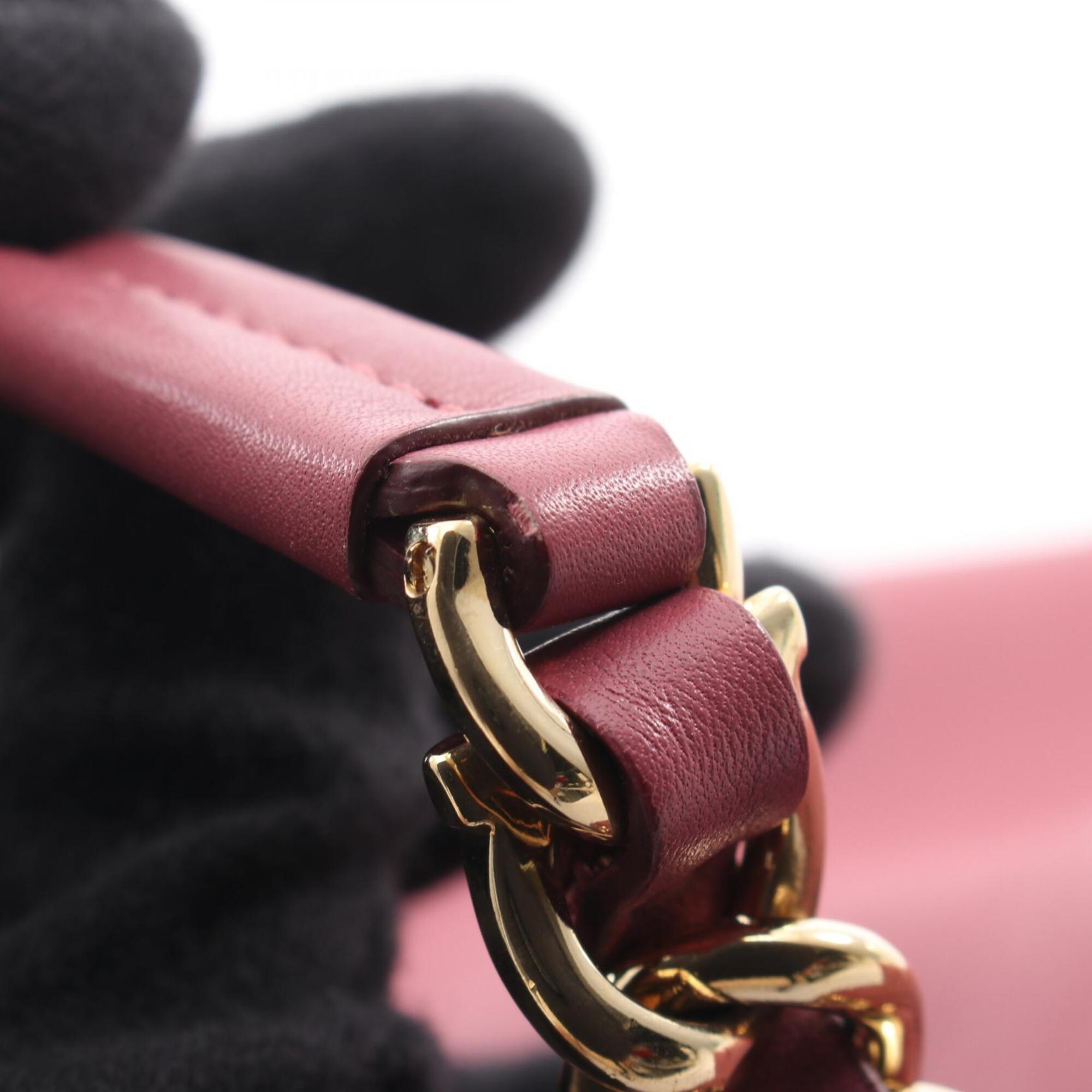 Salvatore Ferragamo Pink Leather Handbag (Pre-Owned)