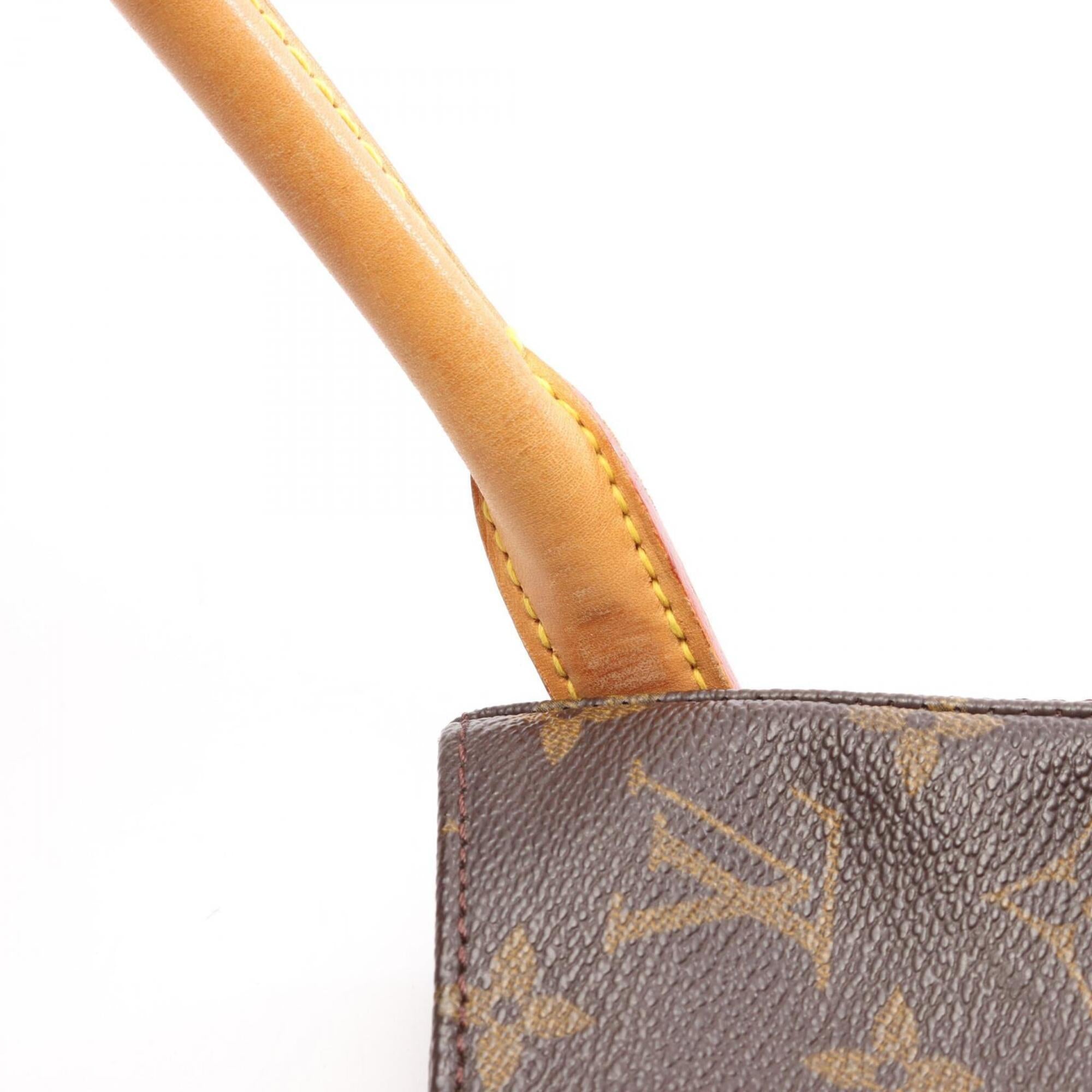 Louis Vuitton Brown Pvc Leather Handbag Shoulder Bag (Pre-Owned)