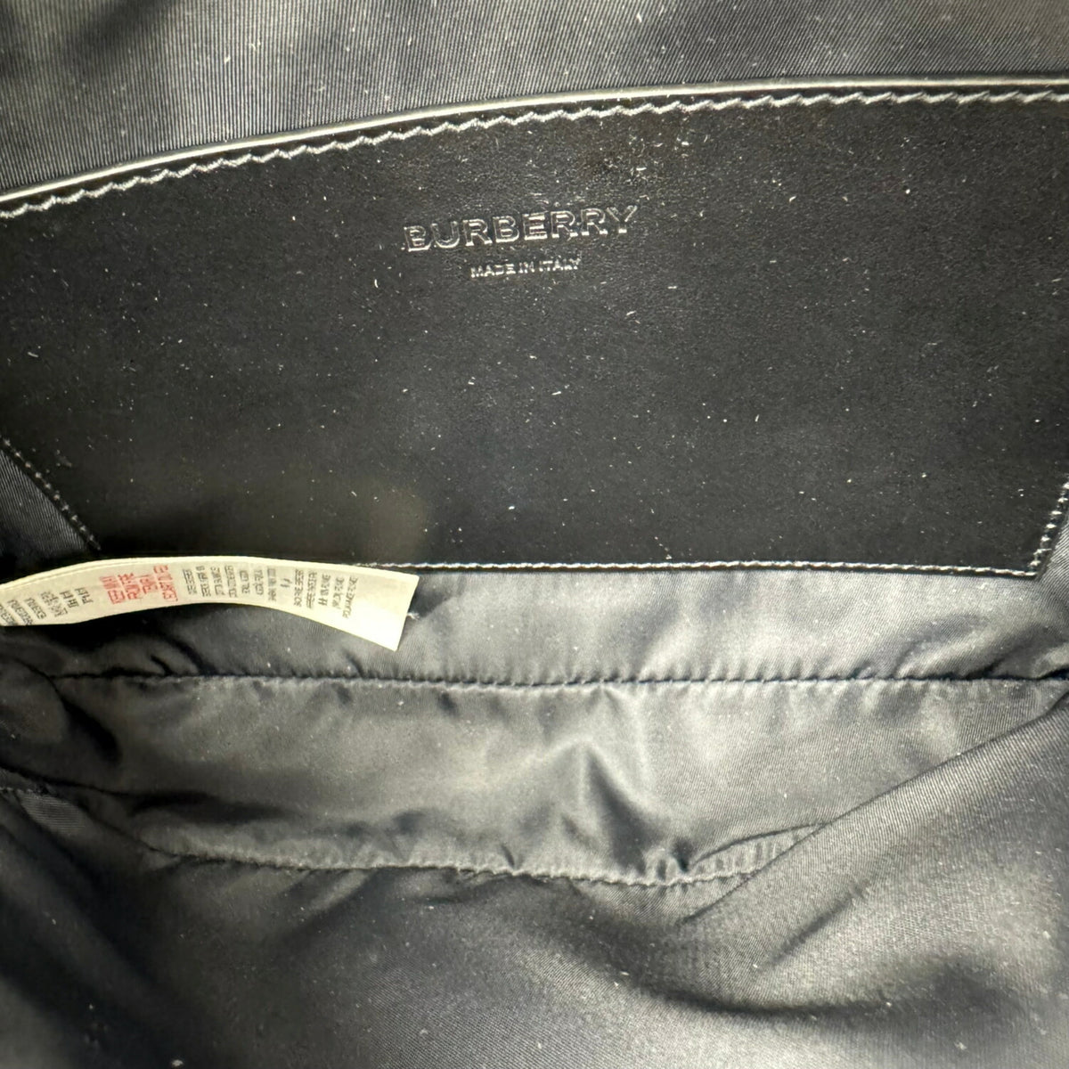 Burberry Metallic Silver Canvas Leather Shoulder Bag Sling Bag (Pre-Owned)