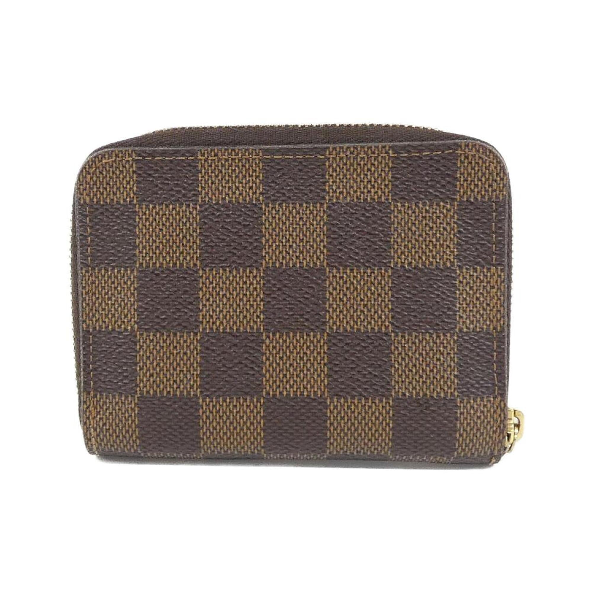 Louis Vuitton Damier Ebene Coated Canvas Coin Purse/Coin Case (Pre-Owned)