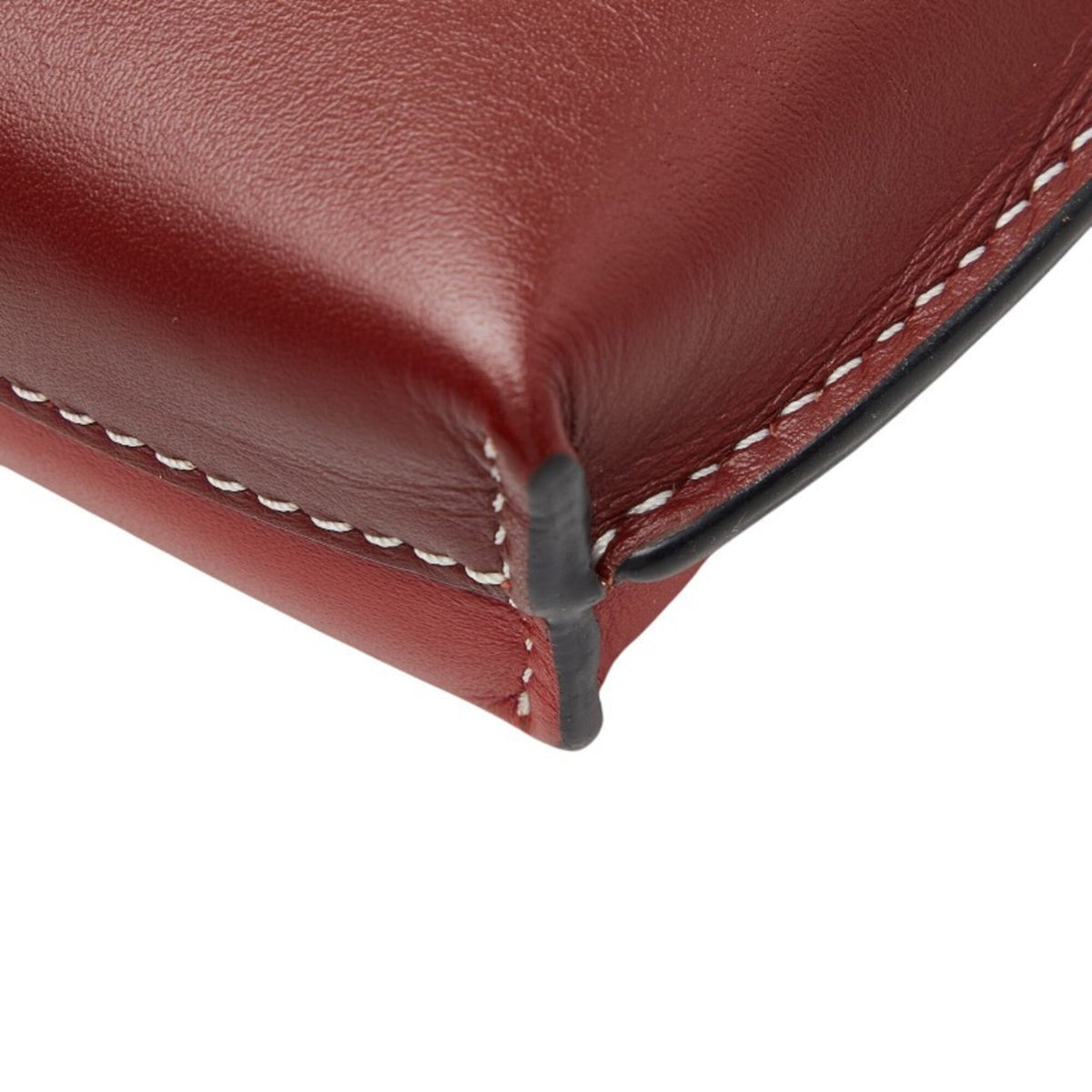 Loewe Brown Red Color Leather Shoulder Bag (Pre-Owned)